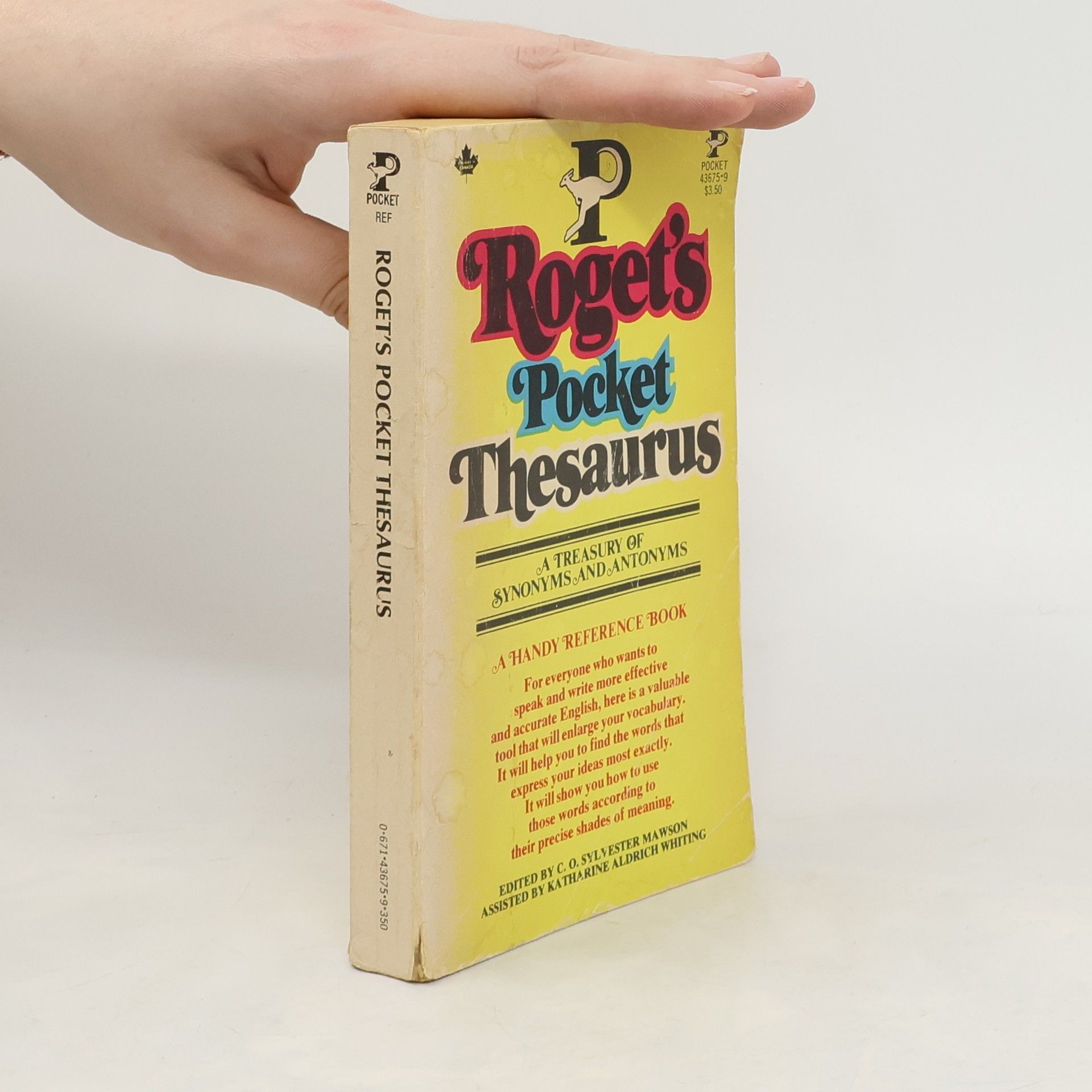 Collectif d'auteurs Roget's Pocket Thesaurus
