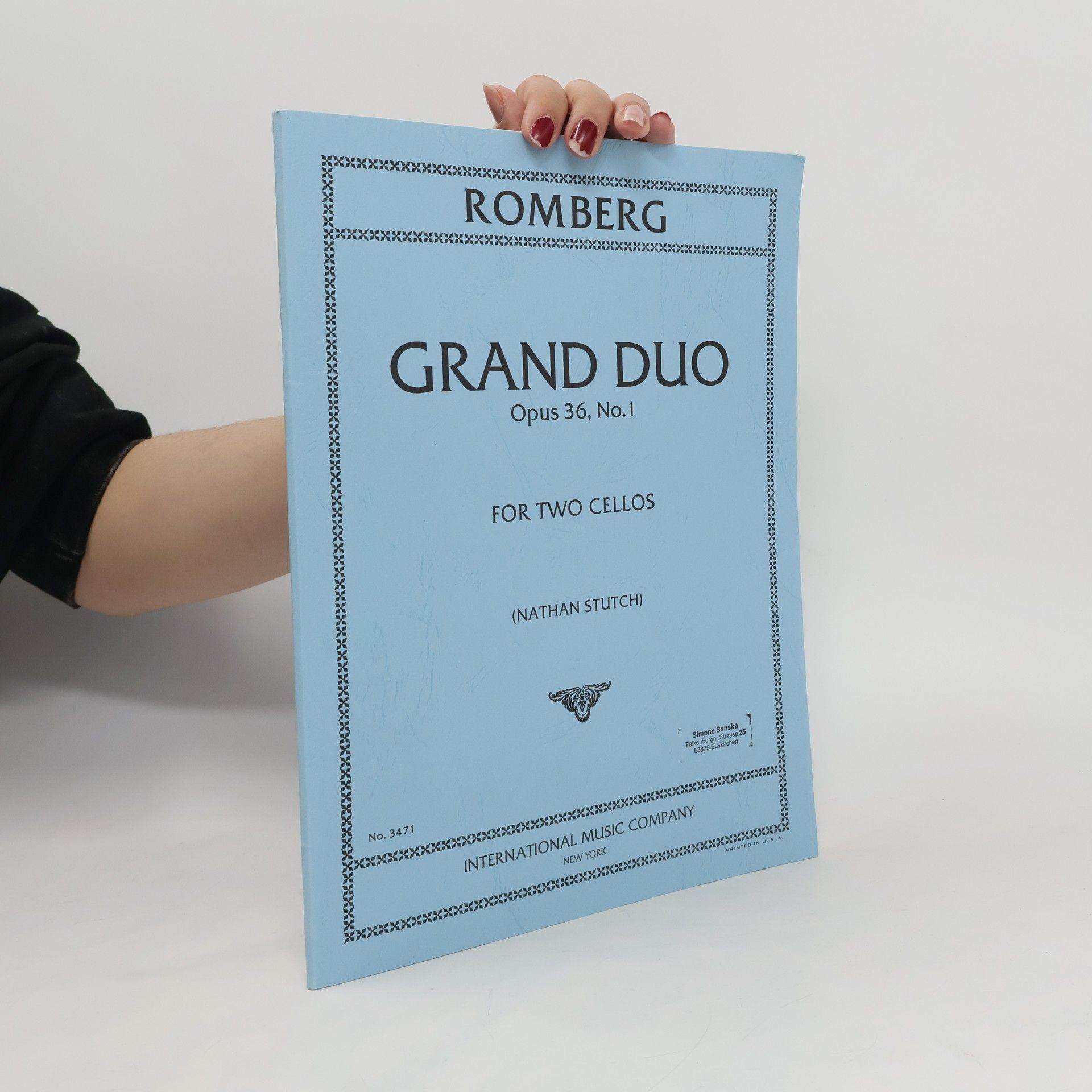 Collectif d'auteurs Grand Duo Opus 36, No. 1 For Two Cellos