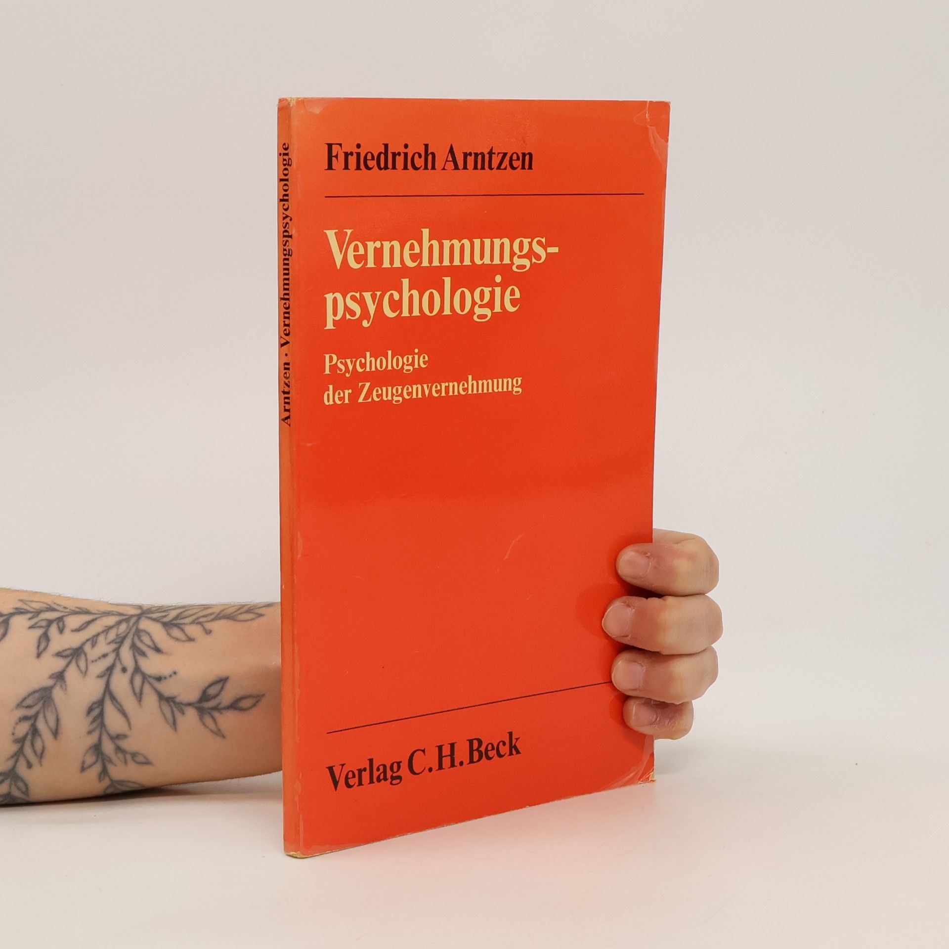 Friedrich Arntzen Vernehmungspsychologie
