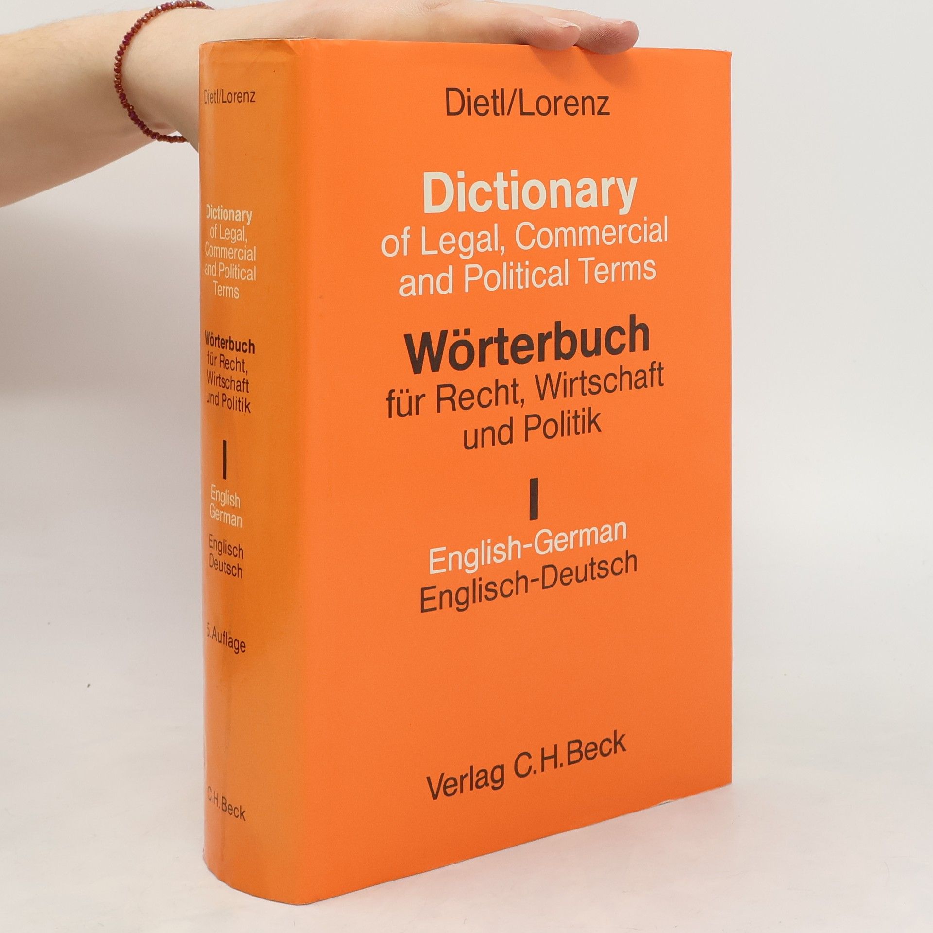 Clara-Erika Dietl Wörterbuch für Recht, Wirtschaft und Politik 1