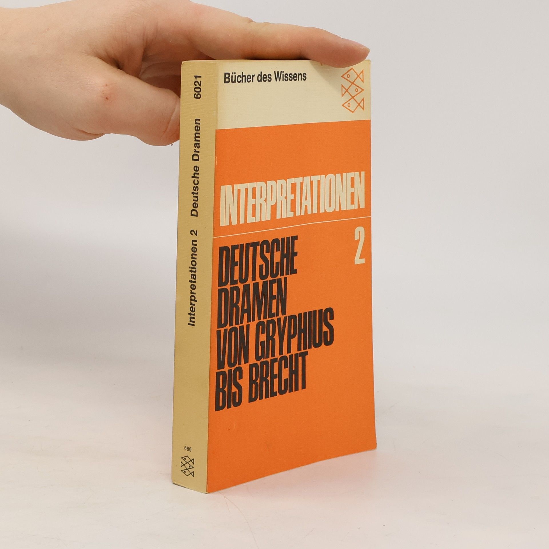 Jost Schillemeit Deutsche Dramen von Gryphius bis Brecht