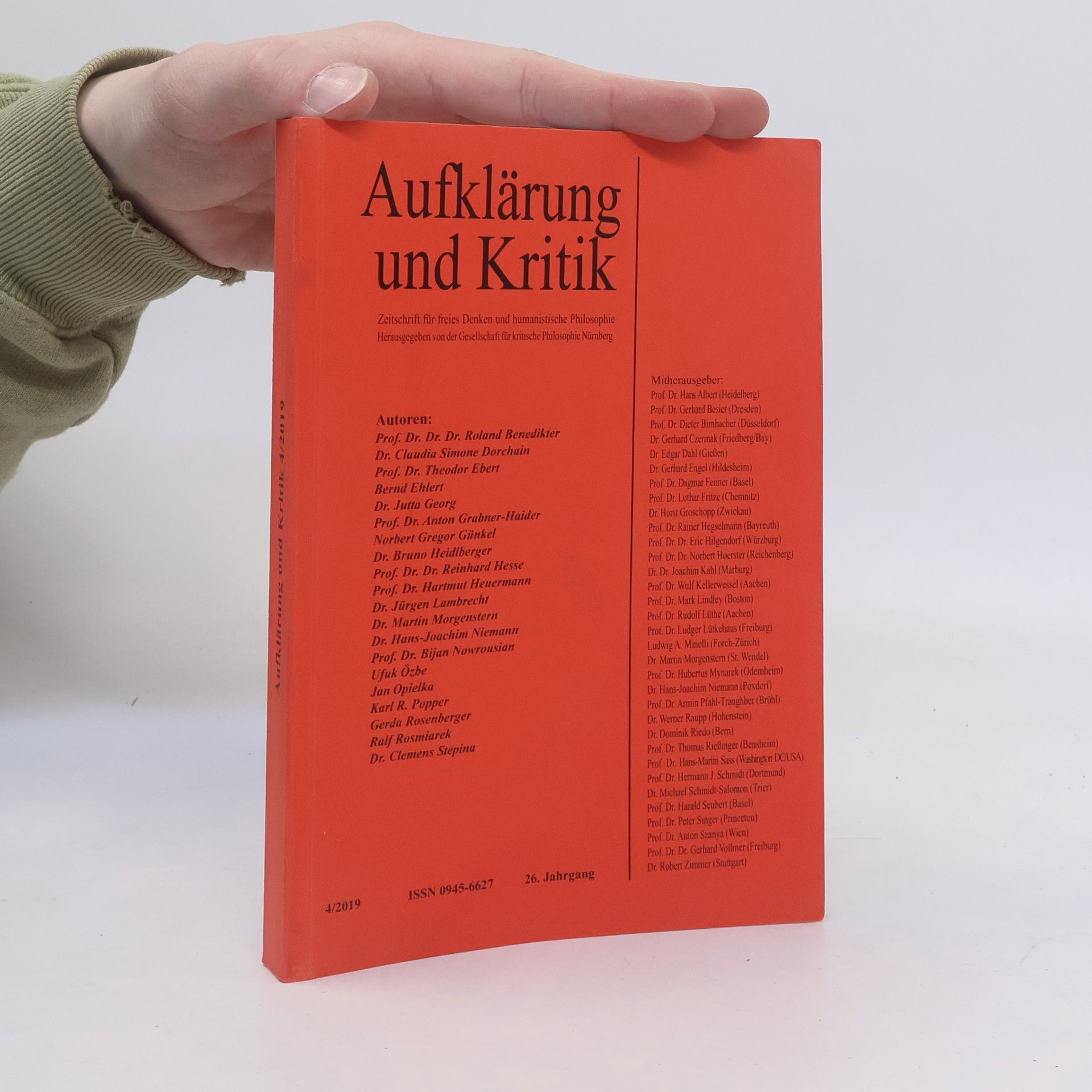 Autorenkollektiv Aufklärung und Kritik 4/2019