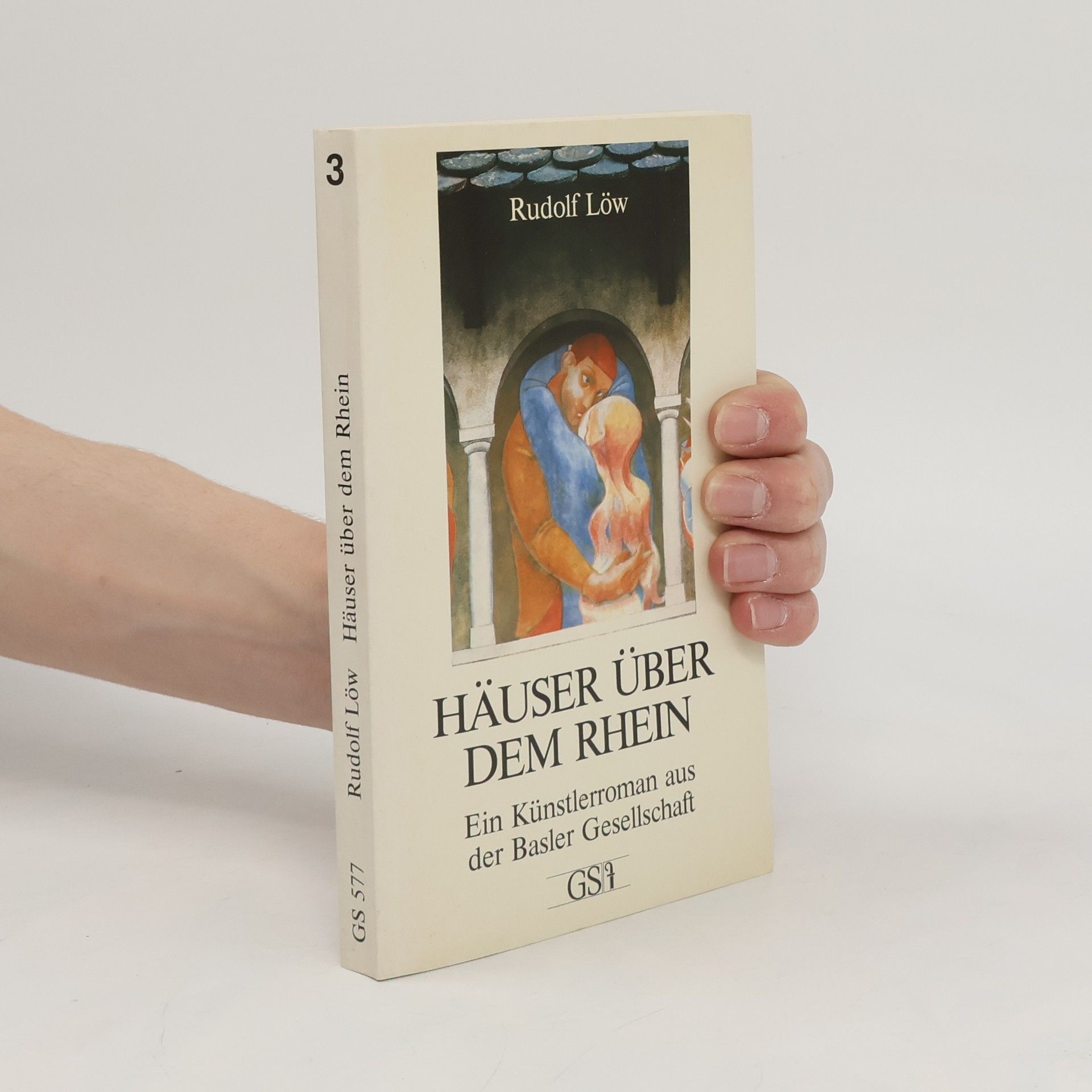 Rudolf Löw Häuser über dem Rhein