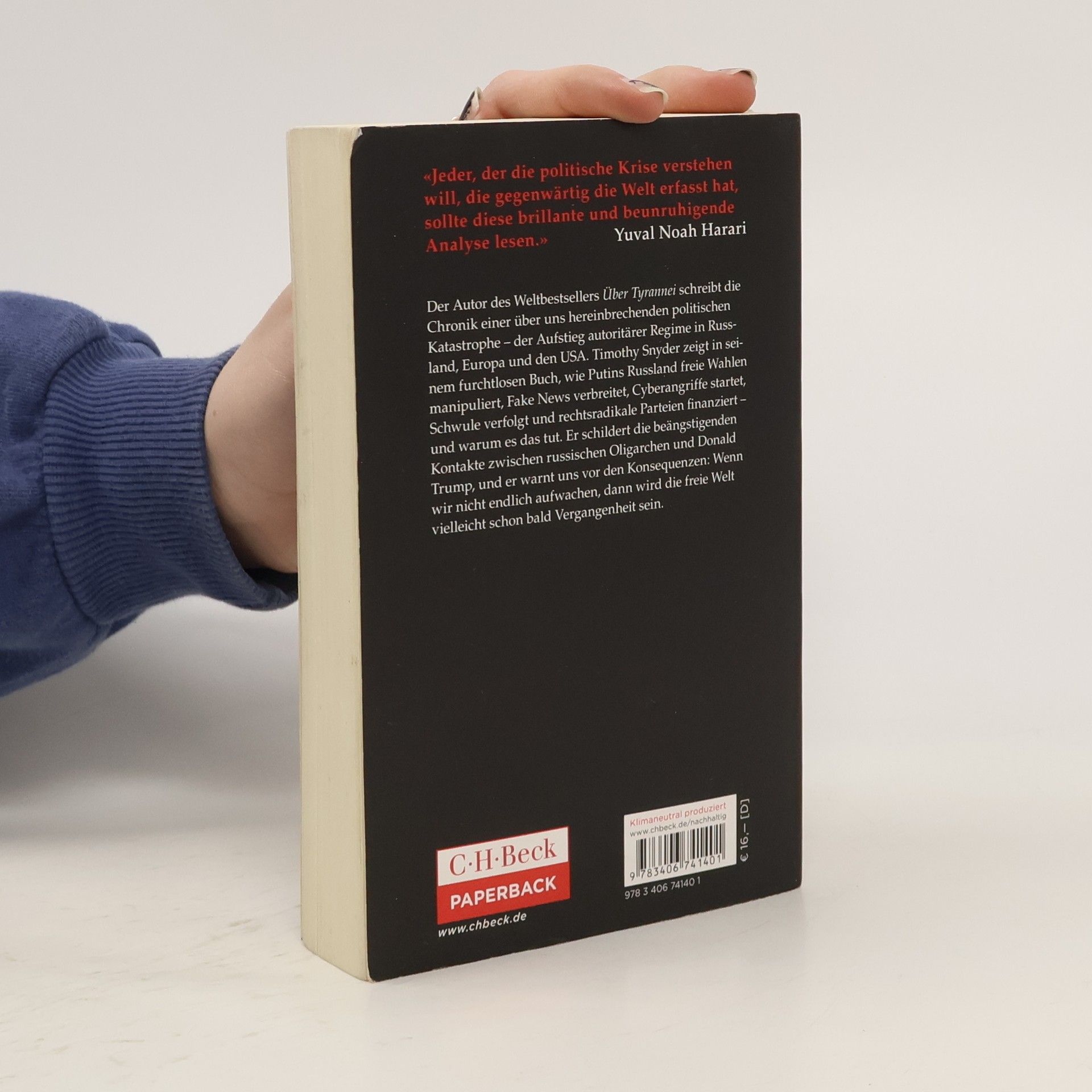Timothy Snyder Der Weg in die Unfreiheit