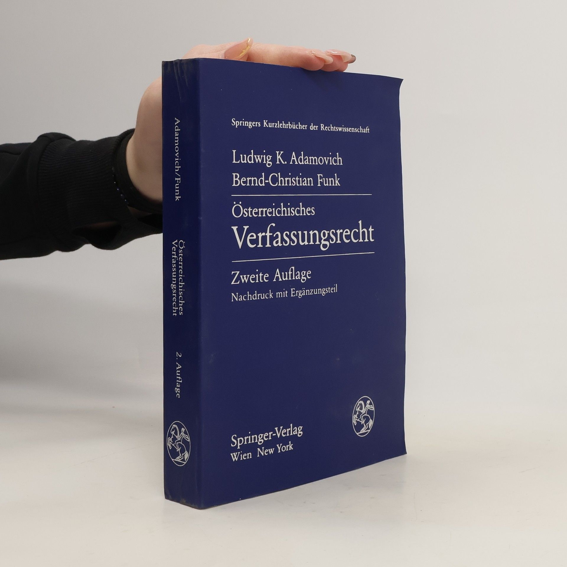 Ludwig Adamovich Österreichisches Verfassungsrecht