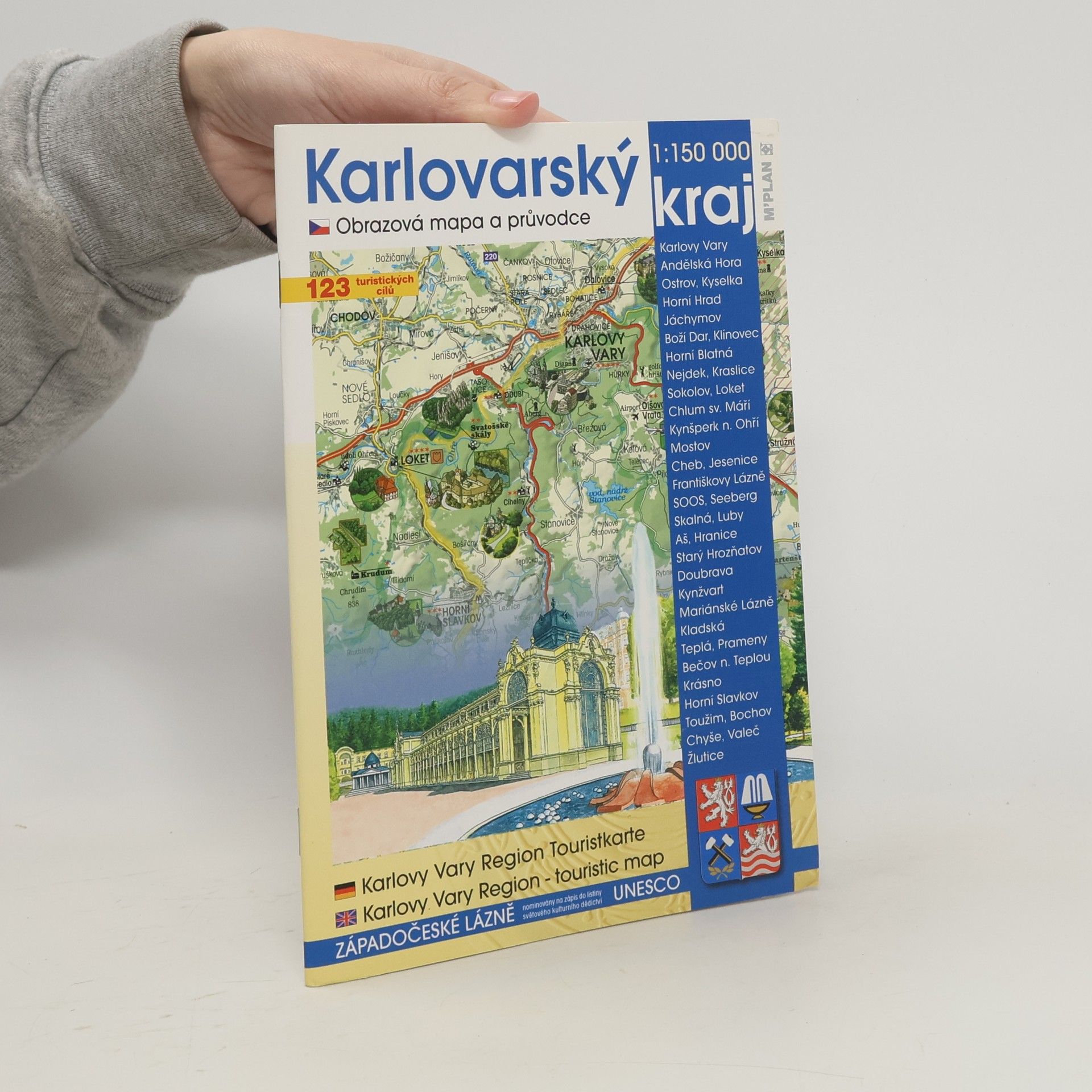 Kolektiv autorů Karlovarský kraj 1:150 000