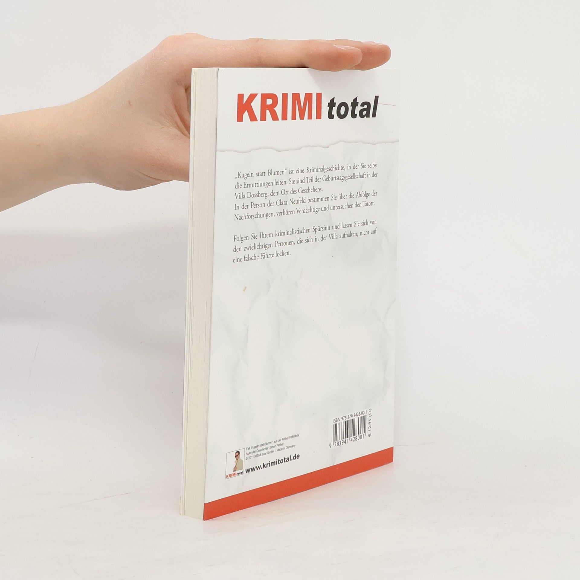Simon Flöther KRIMI total - Kugeln statt Blumen. Das Krimispielbuch zum Ermitteln und Rätseln