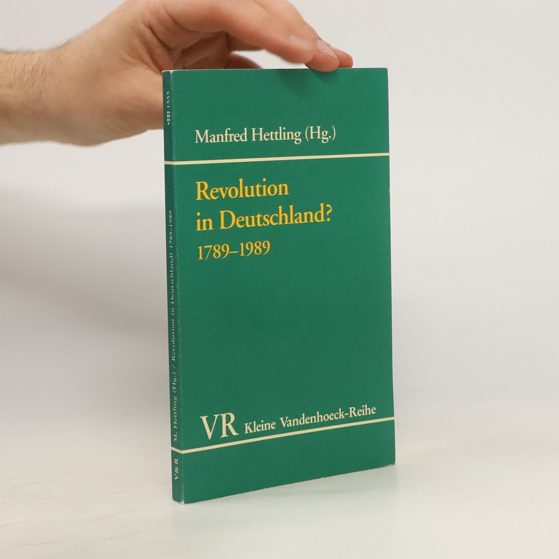 Manfred Hettling Revolution in Deutschland? 1789 - 1989