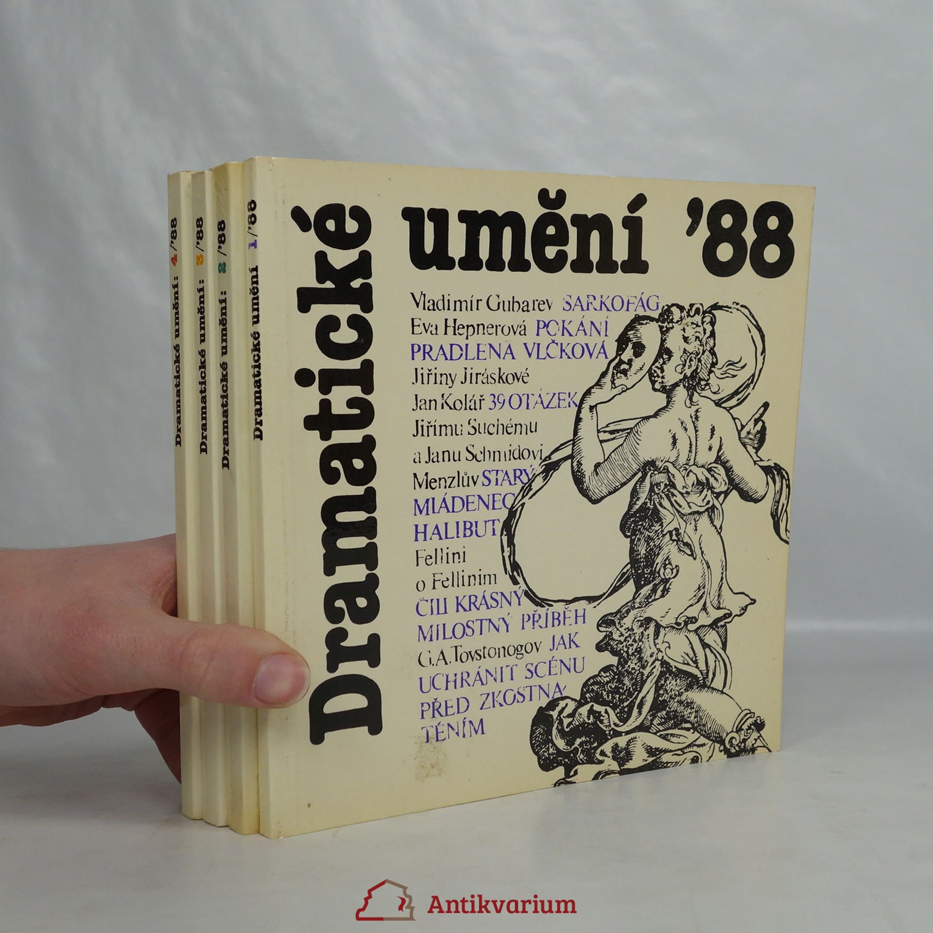 Collectif d'auteurs Dramatické umění '88 svazky 1-4 (4 sv.)
