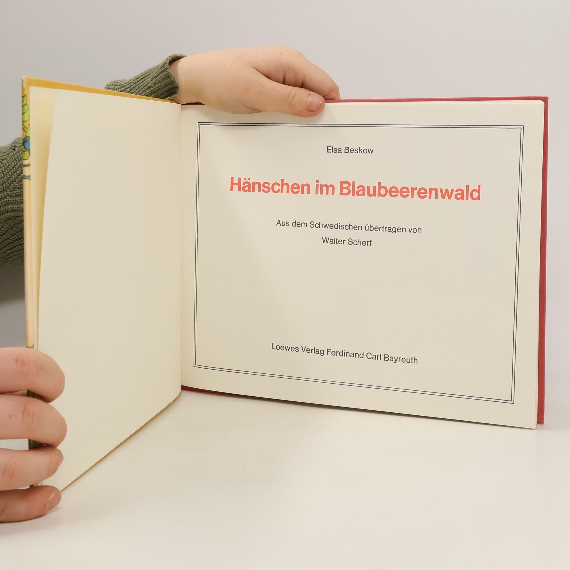 Elsa Beskow Hänschen im Blaubeerenwald