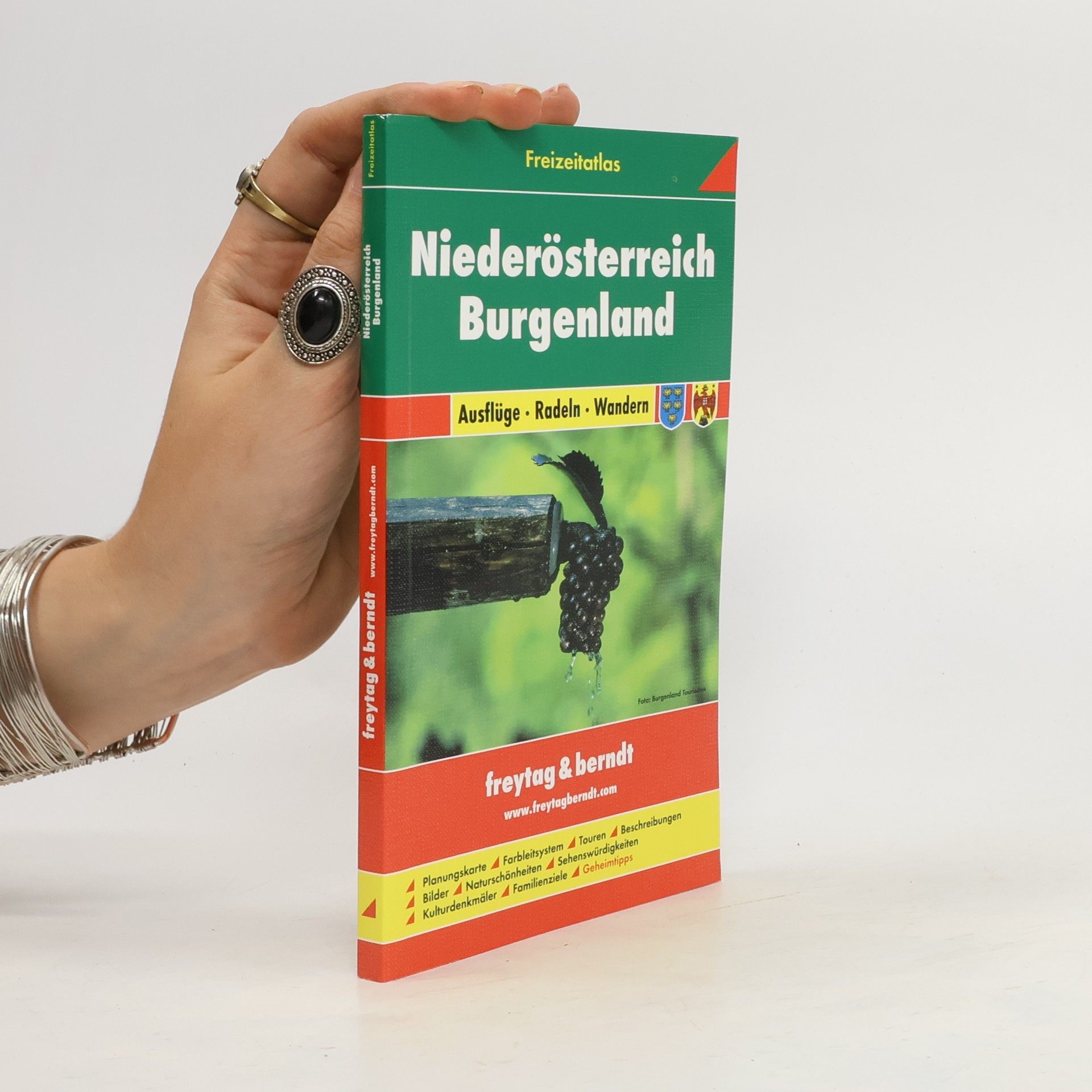 Collective Freizeitatlas Ausflüge, Radeln, Wandern Niederösterreich, Burgenland