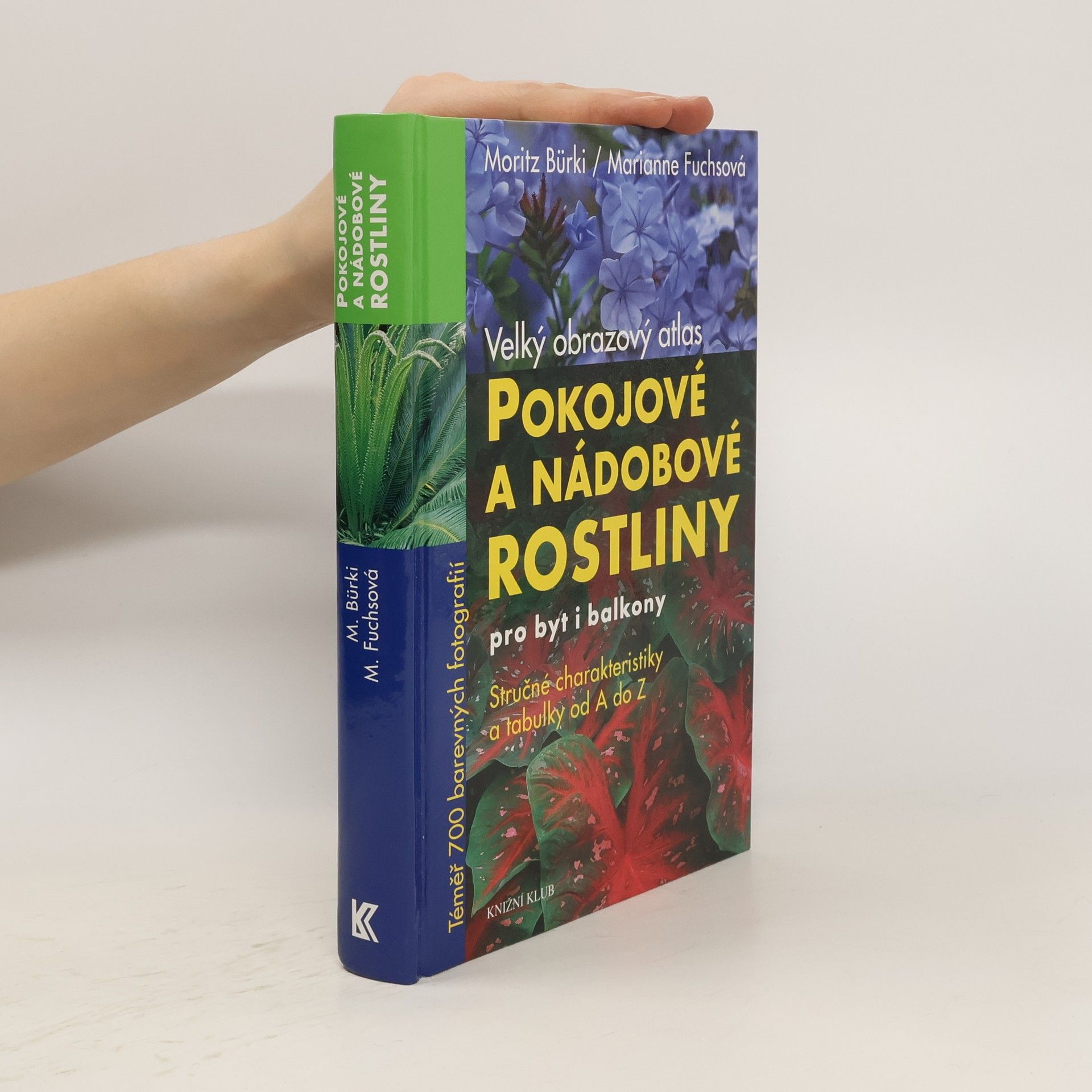Moritz Bürki Pokojové a nádobové rostliny pro byt i balkony : velký obrazový atlas