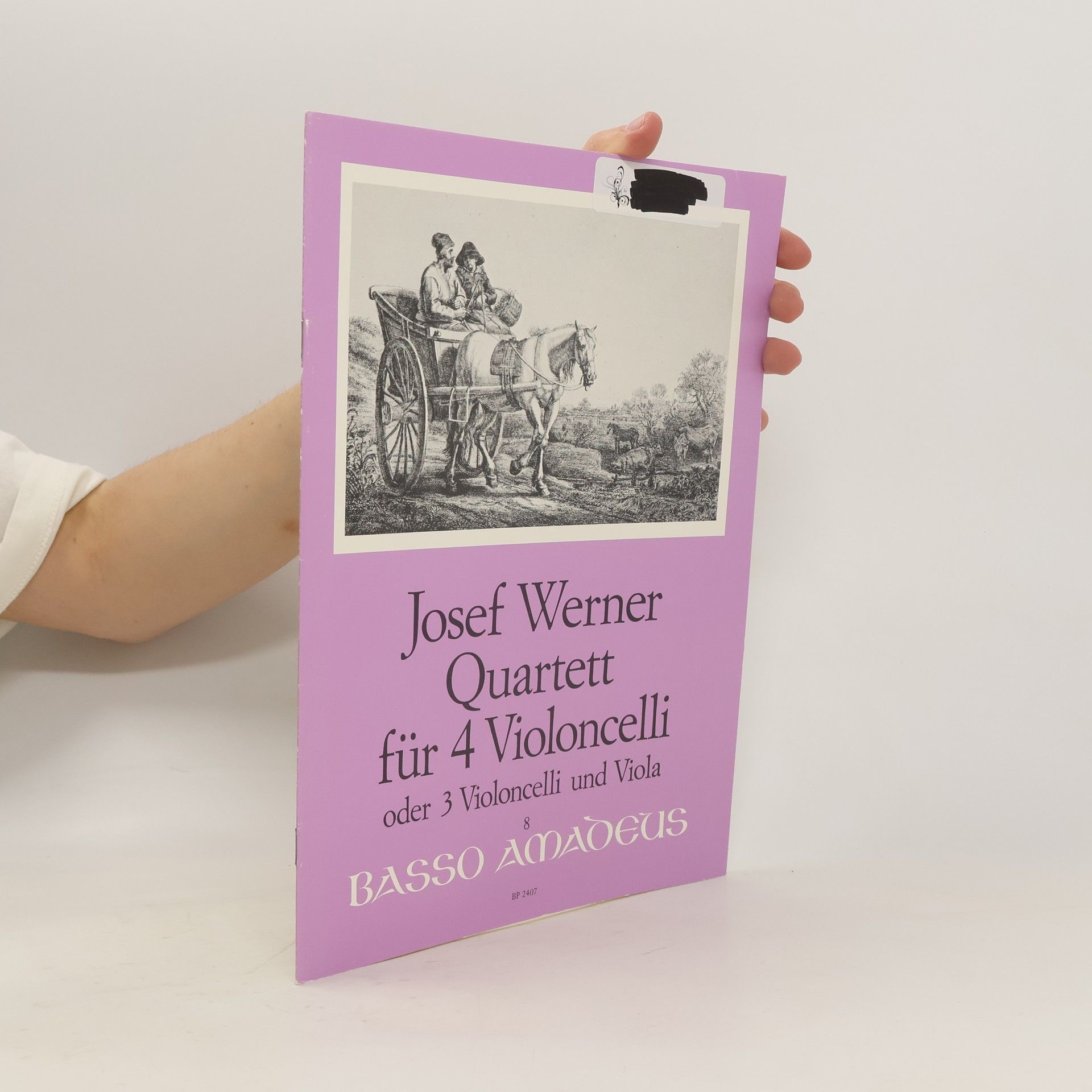 Josef Werner Quartett Op. 6. Für 4 Violoncelli Oder 3 Violoncelli und Viola