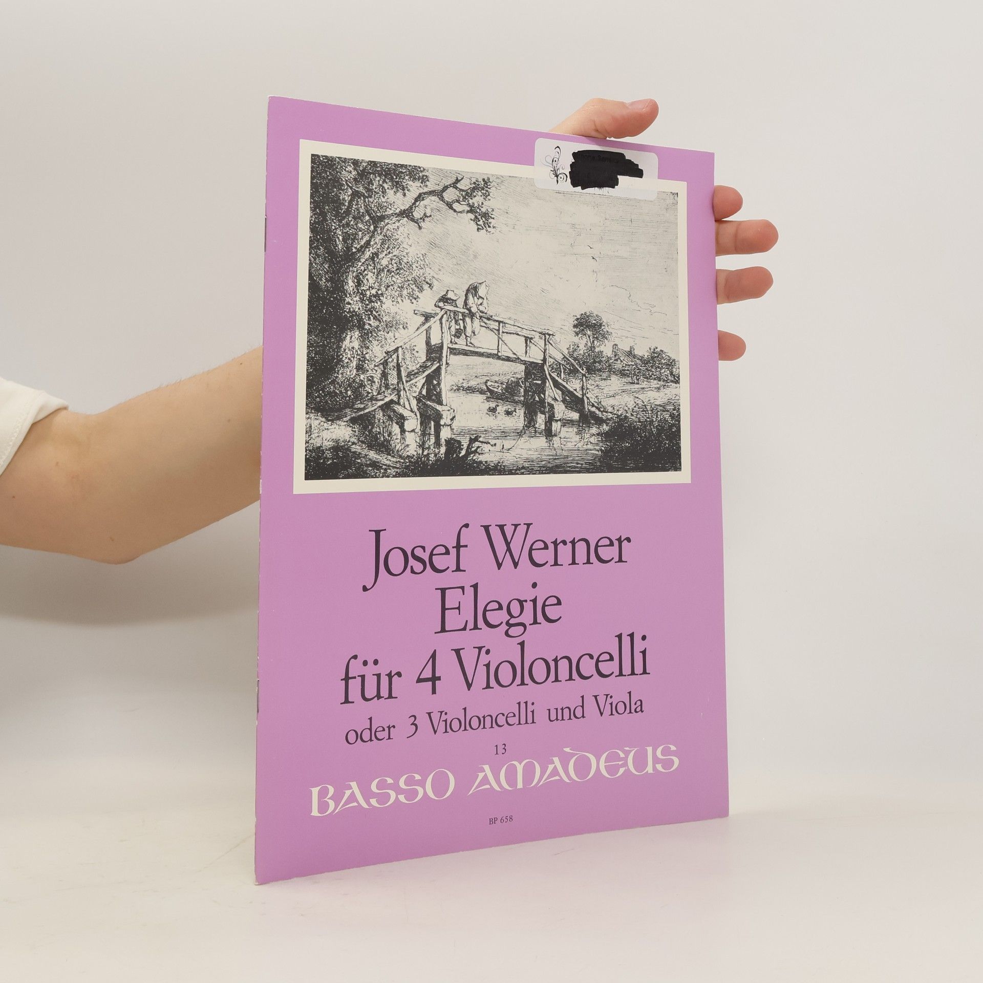 Josef Werner „Elegie“ für 4 Violoncelli oder 3 Violoncelli und Viola op. 21