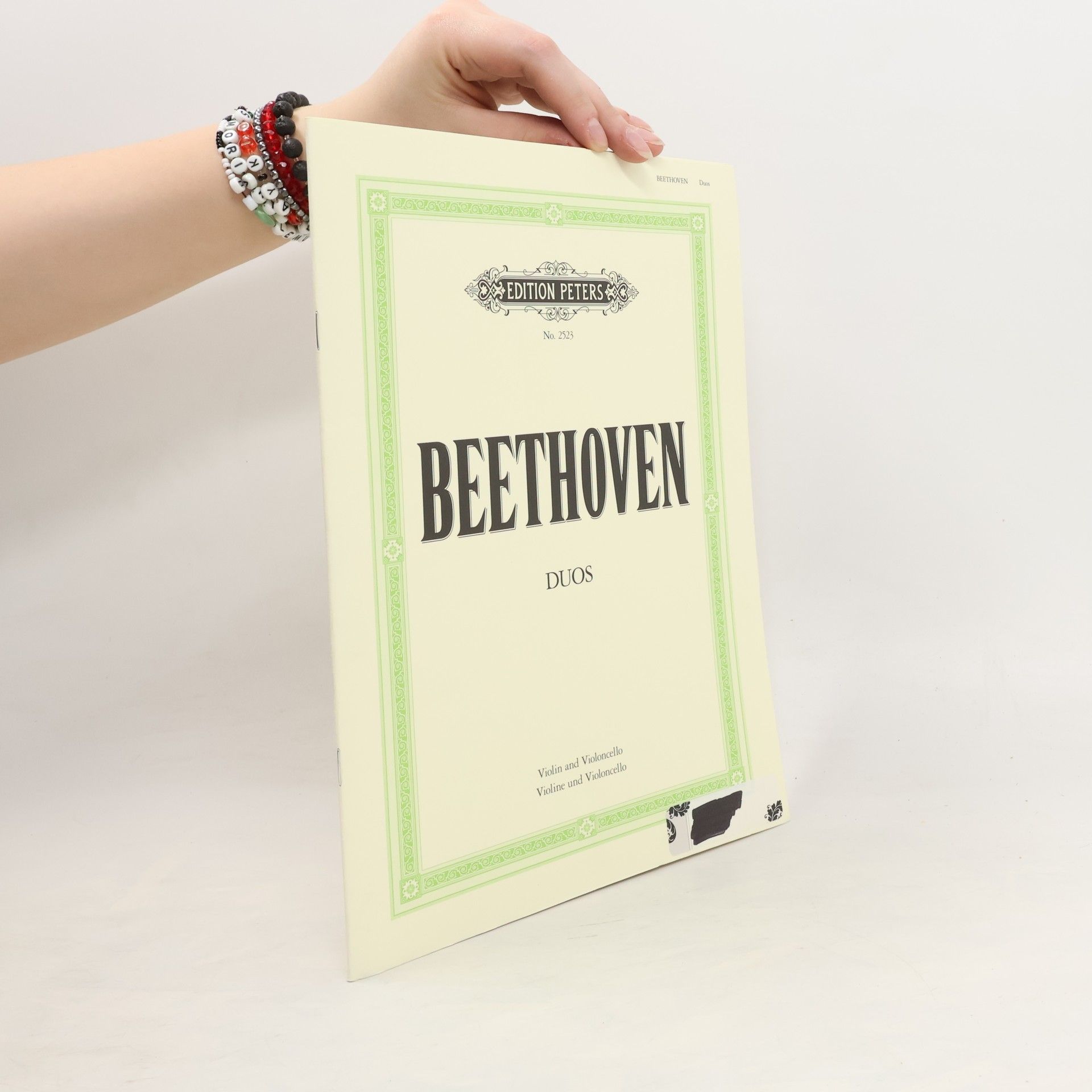 Ludwig van Beethoven Duos. Violin and Violoncello. Violine und Violoncello