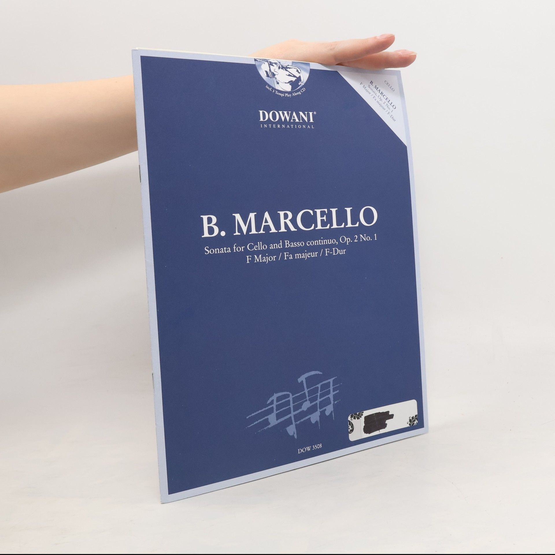 Collective B. Marcello: Sonata for Cello and Basso continuo, Op. 2 No. 1. F Major/  Fa majeur / F-Dur