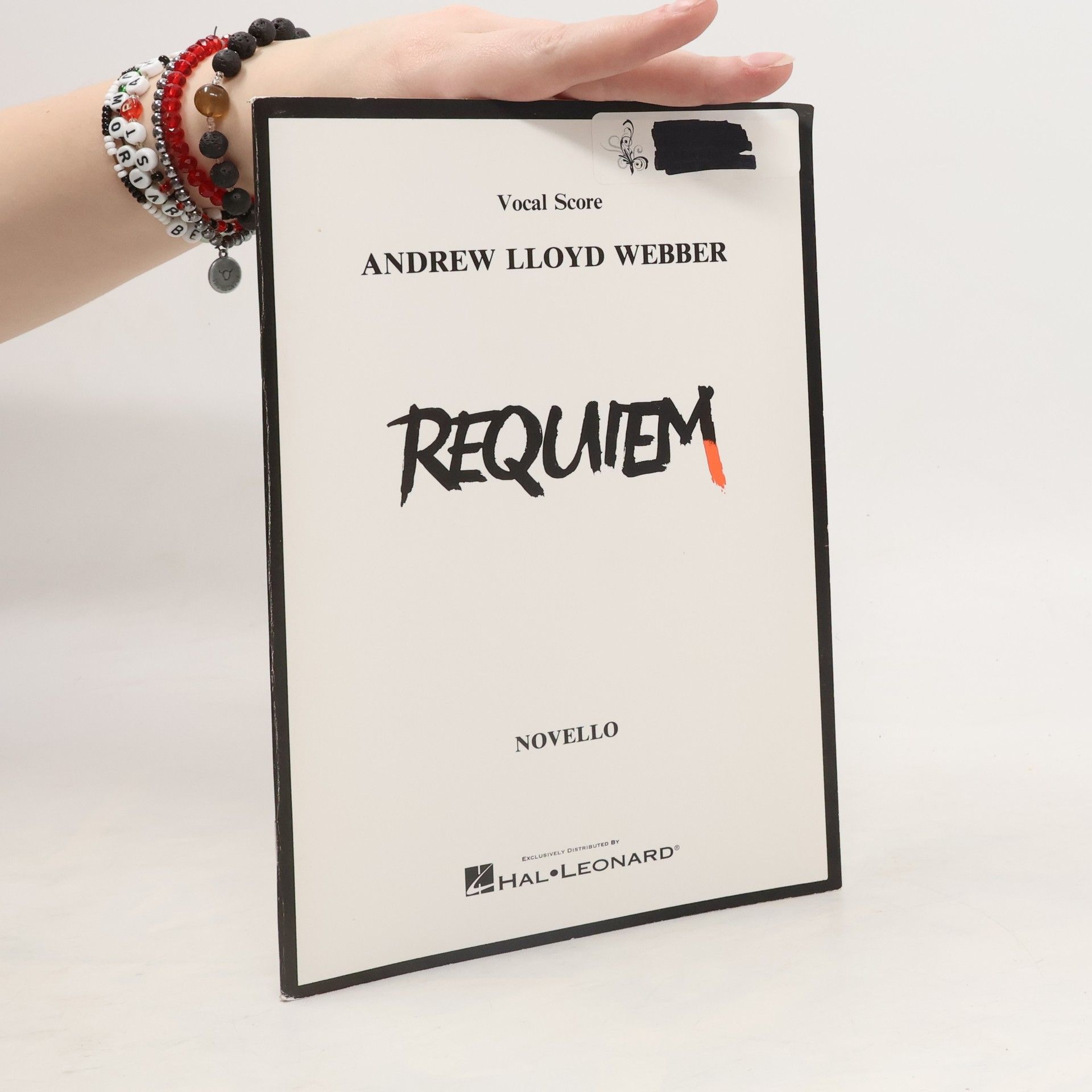 Andrew Lloyd Webber Requiem. Vocal Score