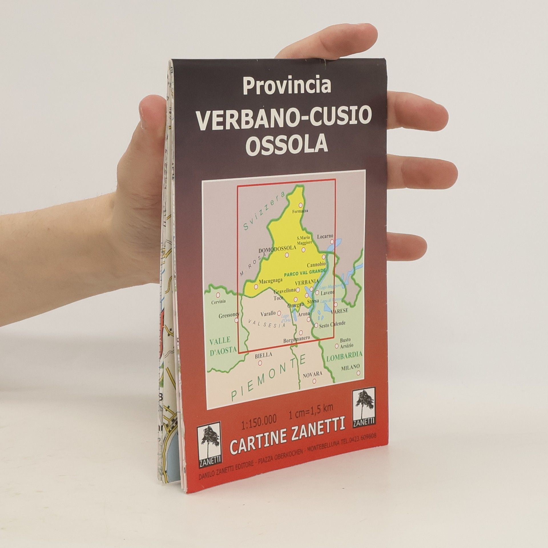AA.VV. Provincia Verbano-Cusio-Ossola 1:150.000