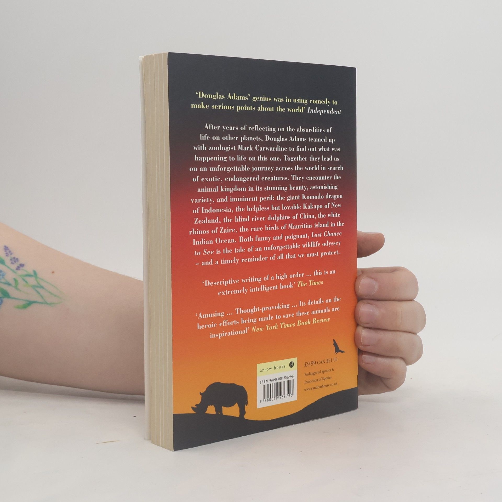 Douglas Adams Last Chance to See. Die Letzten ihrer Art, englische Ausgabe