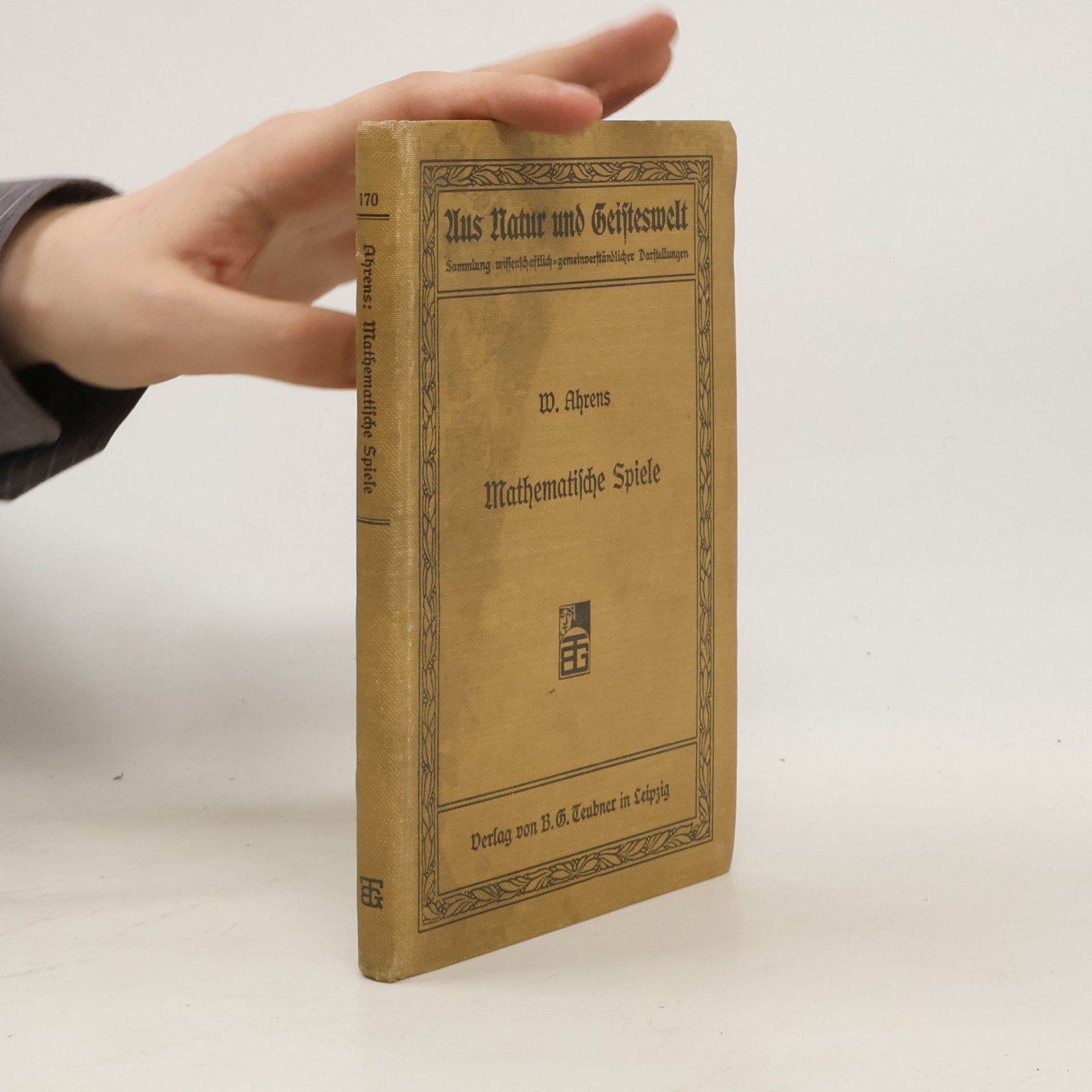 Wilhelm Ahrens Matematische Spiele