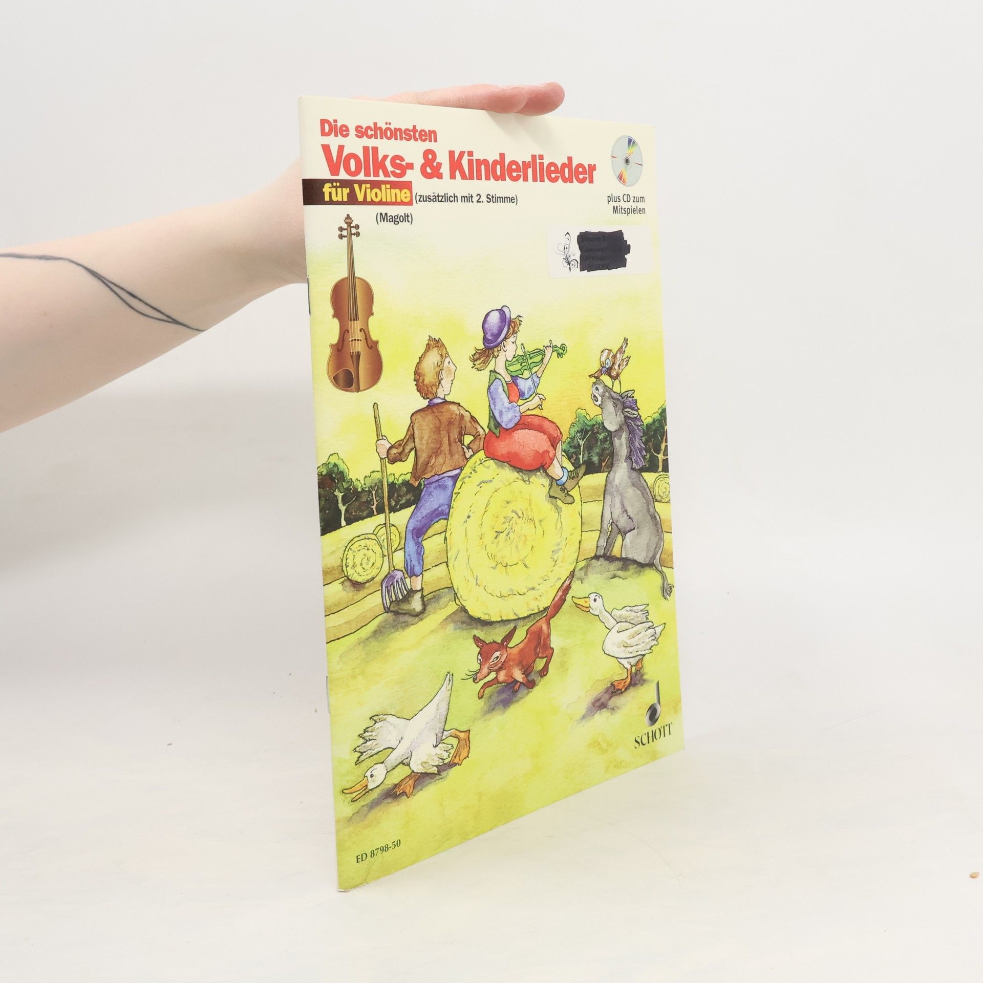 Collective Die schönsten Volks- und Kinderlieder für Violine