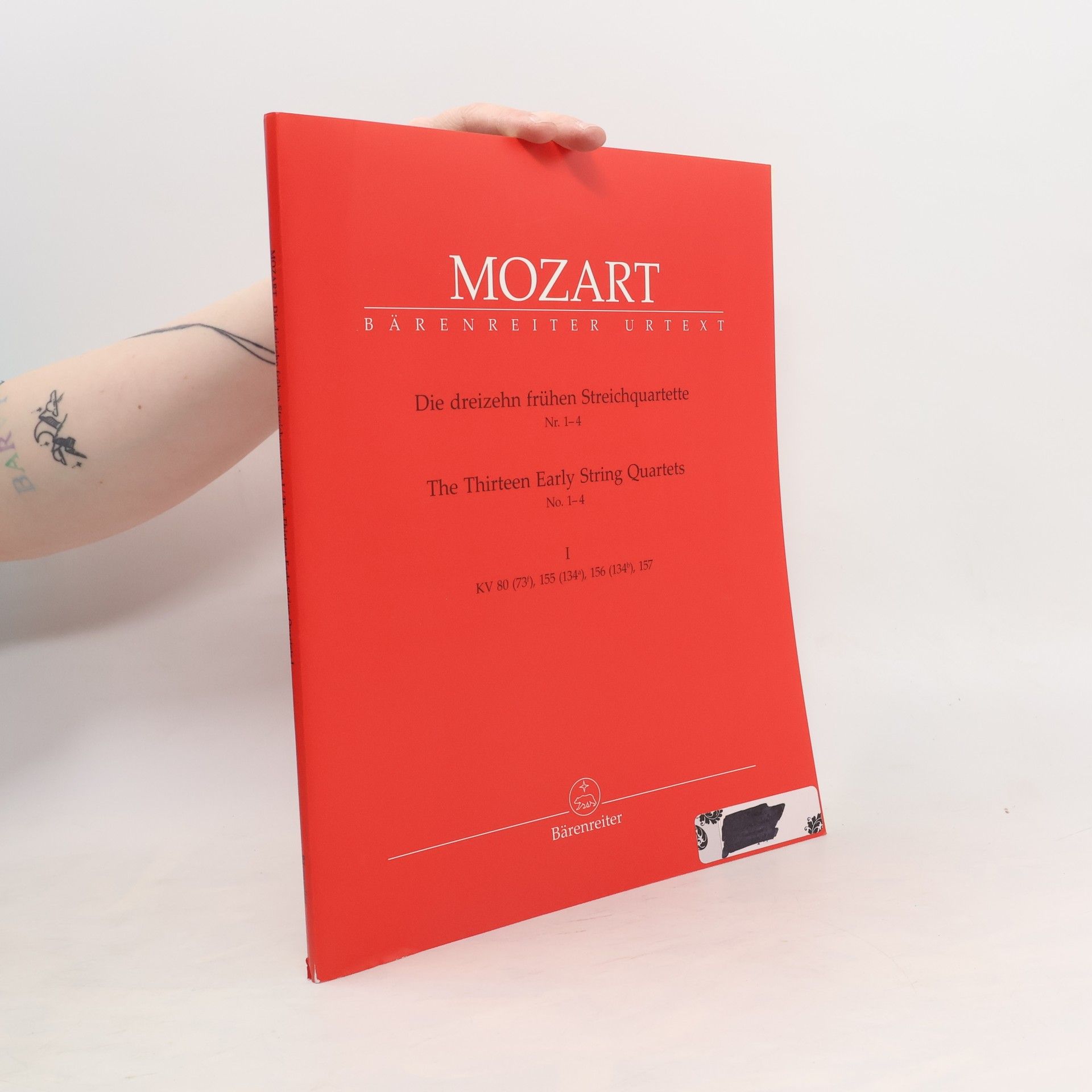 Autorenkollektiv Mozart. Die dreizehn frühen Streichquartette Nr. 1-4. The Thirteen Early String Quartets No. 1-4