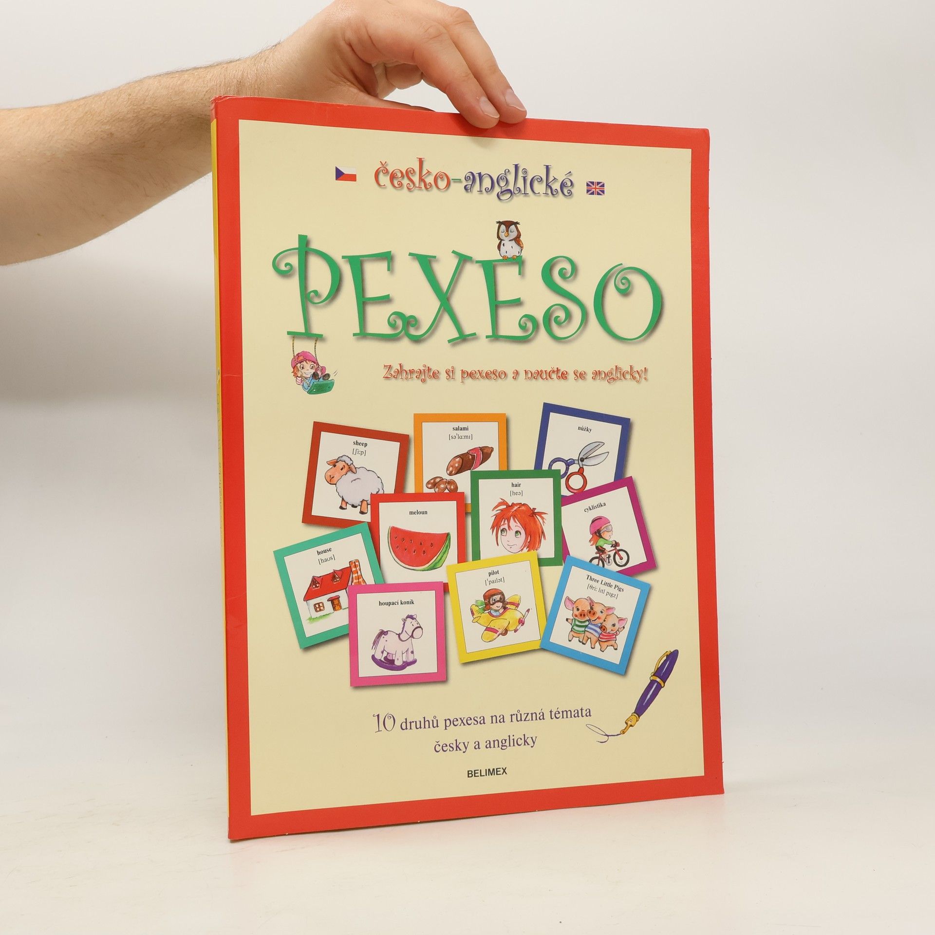 Collectif d'auteurs Česko-anglické Pexeso. Zahrajte si pexeso a naučte se anglicky!