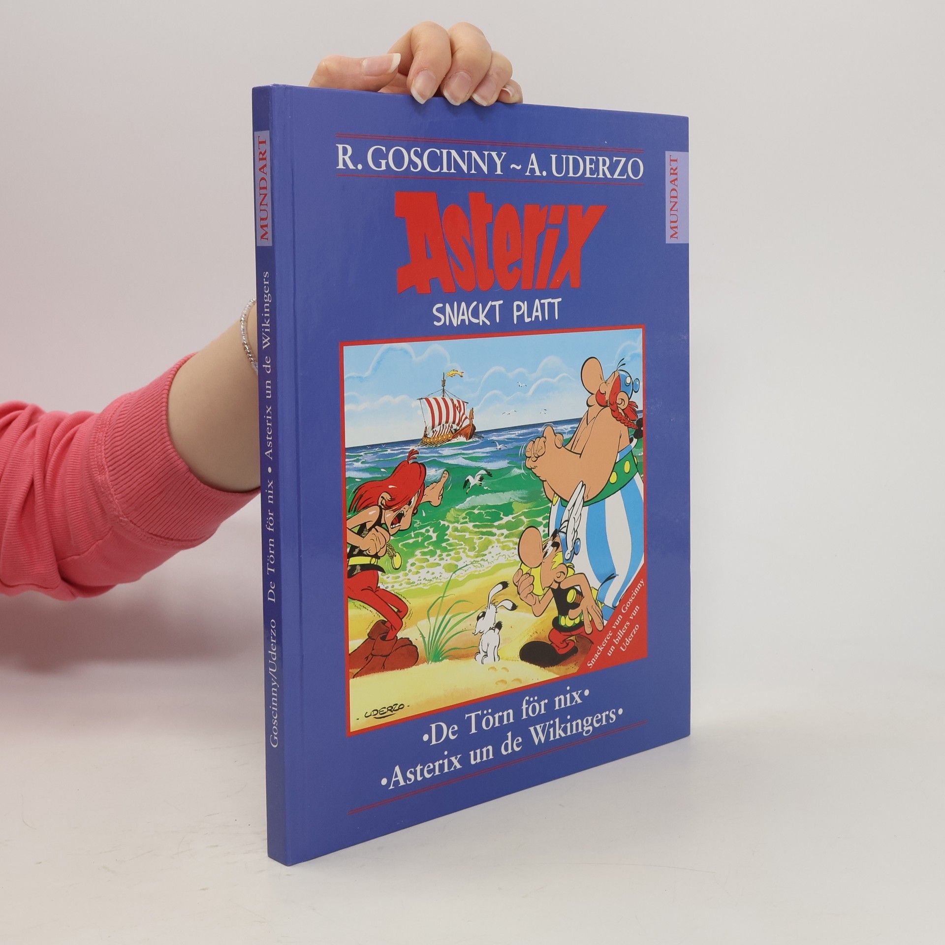 René Goscinny  Asterix Snackt Platt. De Törn för nix. Asterix un de Wikingers