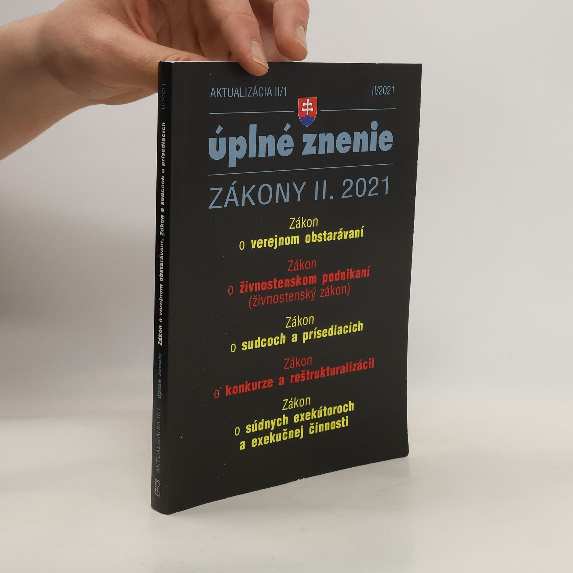 Autores varios Úplné znenie. Zákony II. 2021