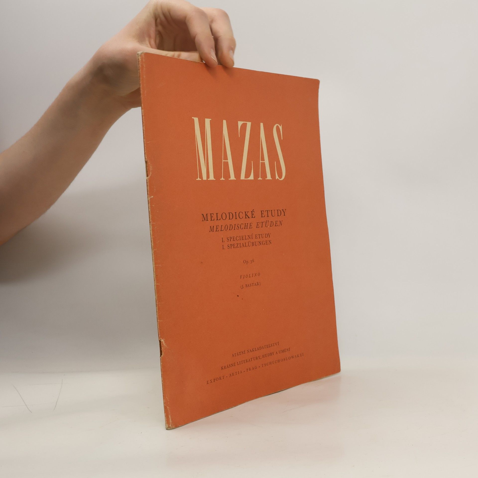 Jacques Féréol Mazas Melodické etudy Op. 36