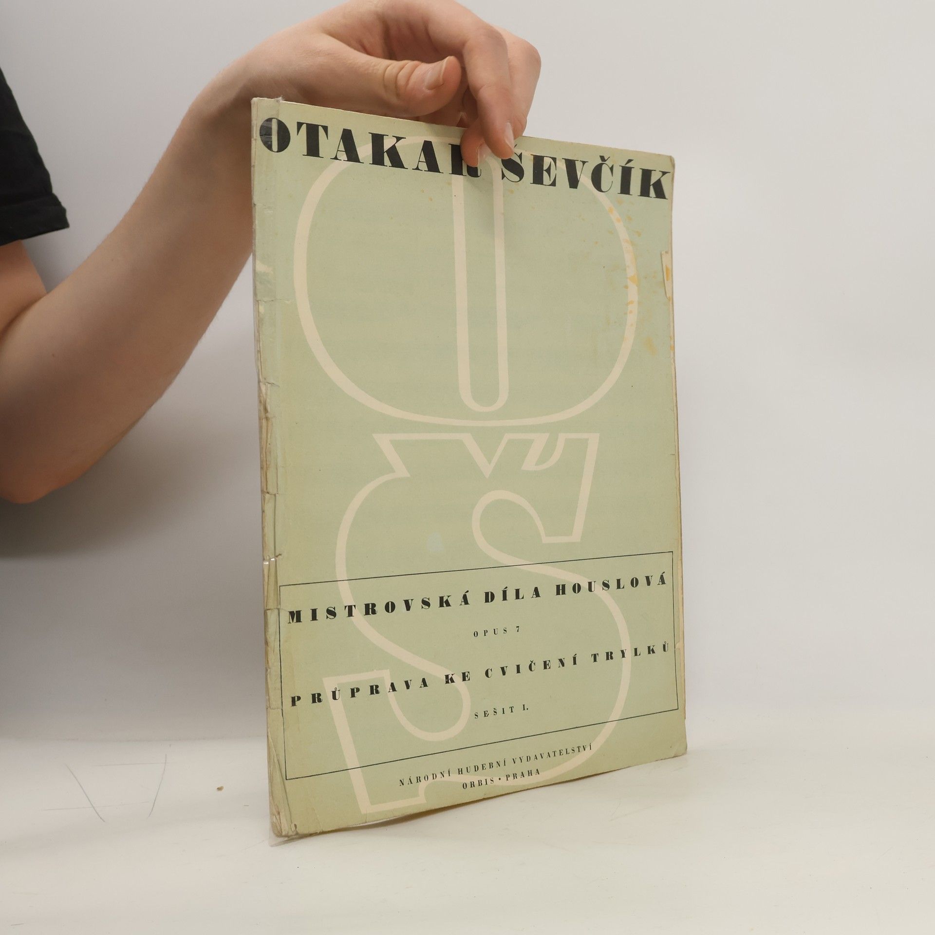 Otakar Ševčík Houslová škola pro začátečníky. Opus 7, sešit I.