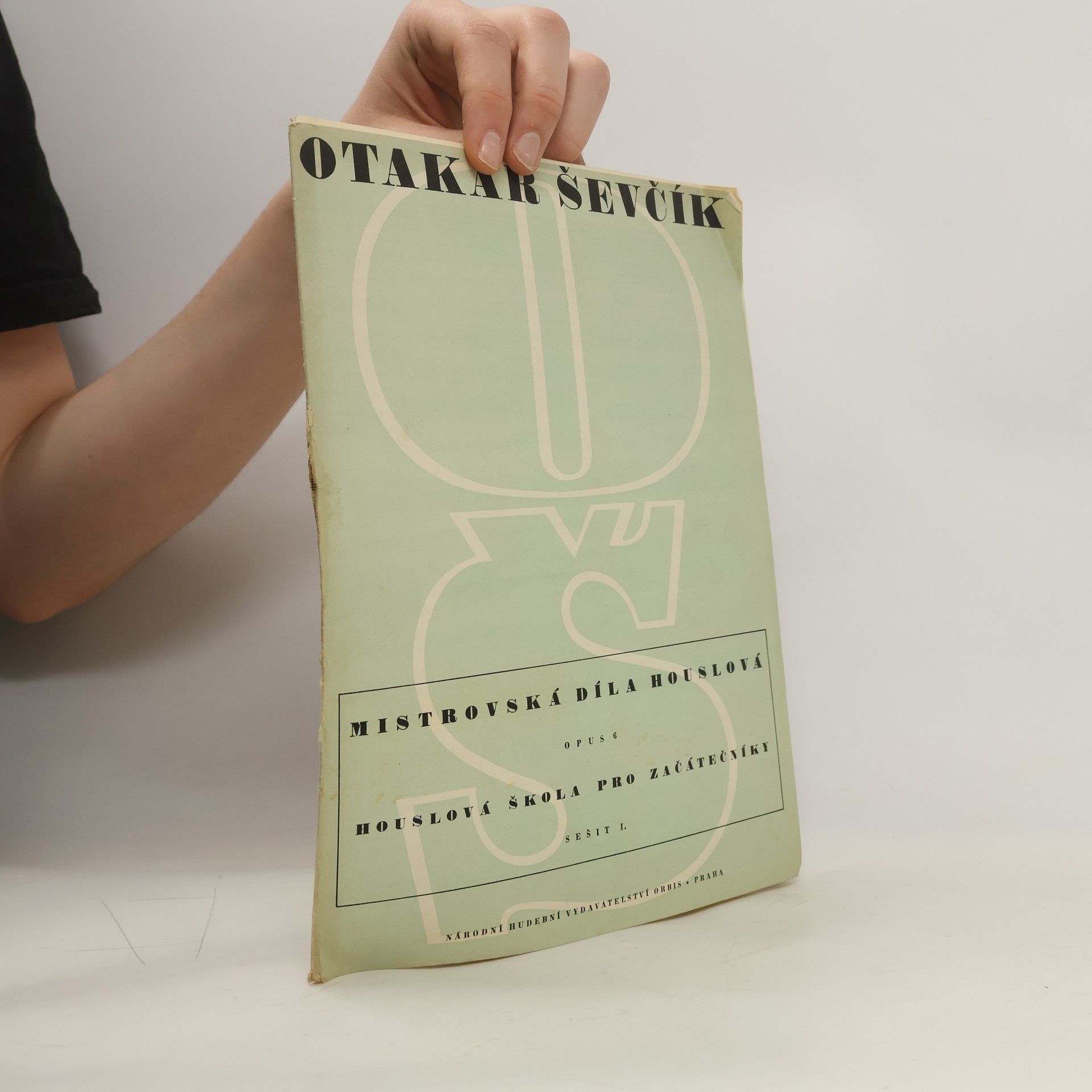 Otakar Ševčík Houslová škola pro začátečníky. Opus 6, Sešit 1