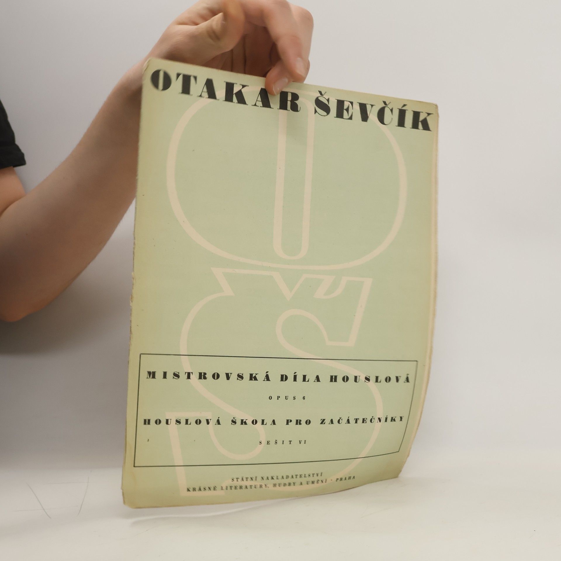 Collectif d'auteurs Mistrovská díla houslová. Opus 6. Houslová škola pro začátečníky. Sešit VI.