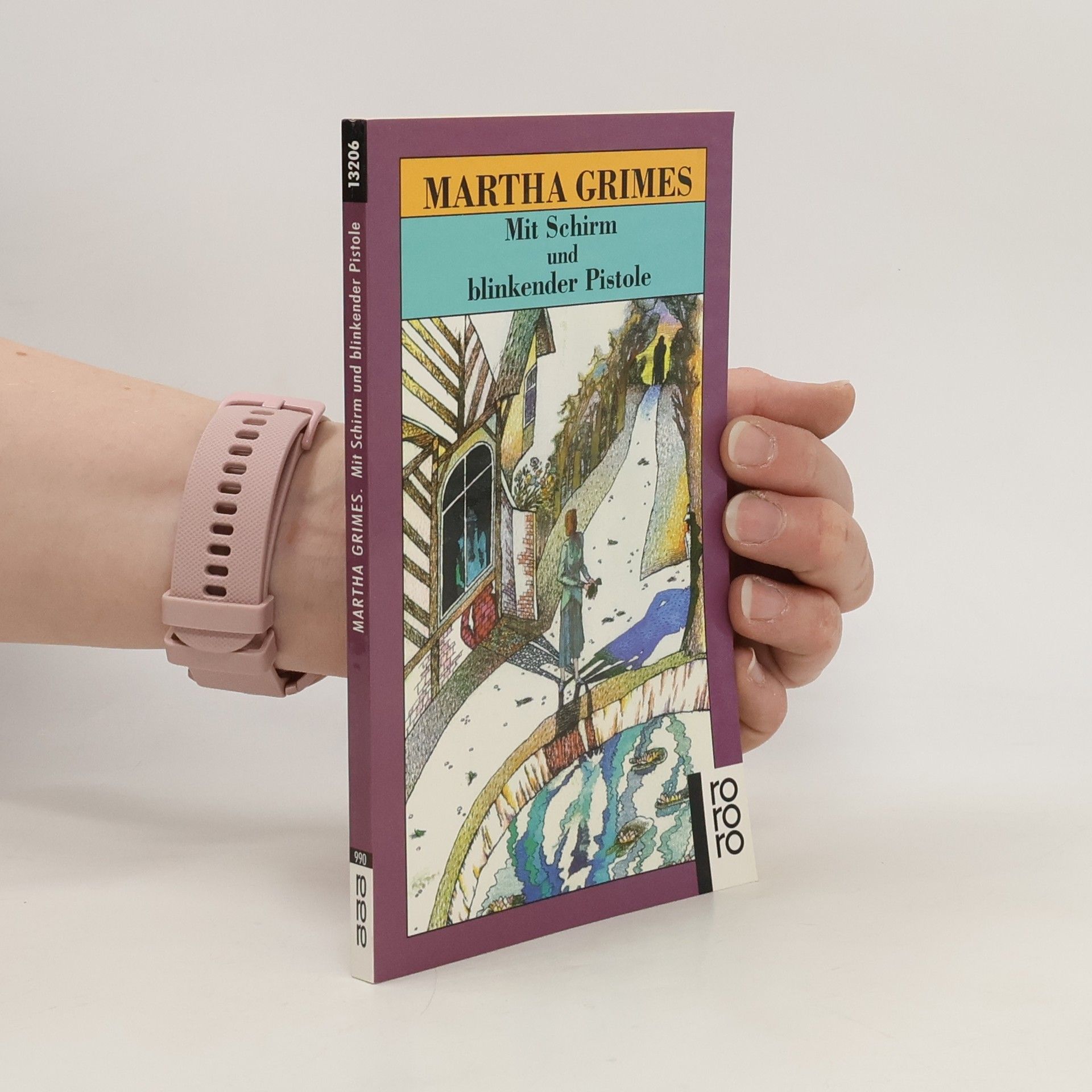 Martha Grimes Mit Schirm und blinkender Pistole