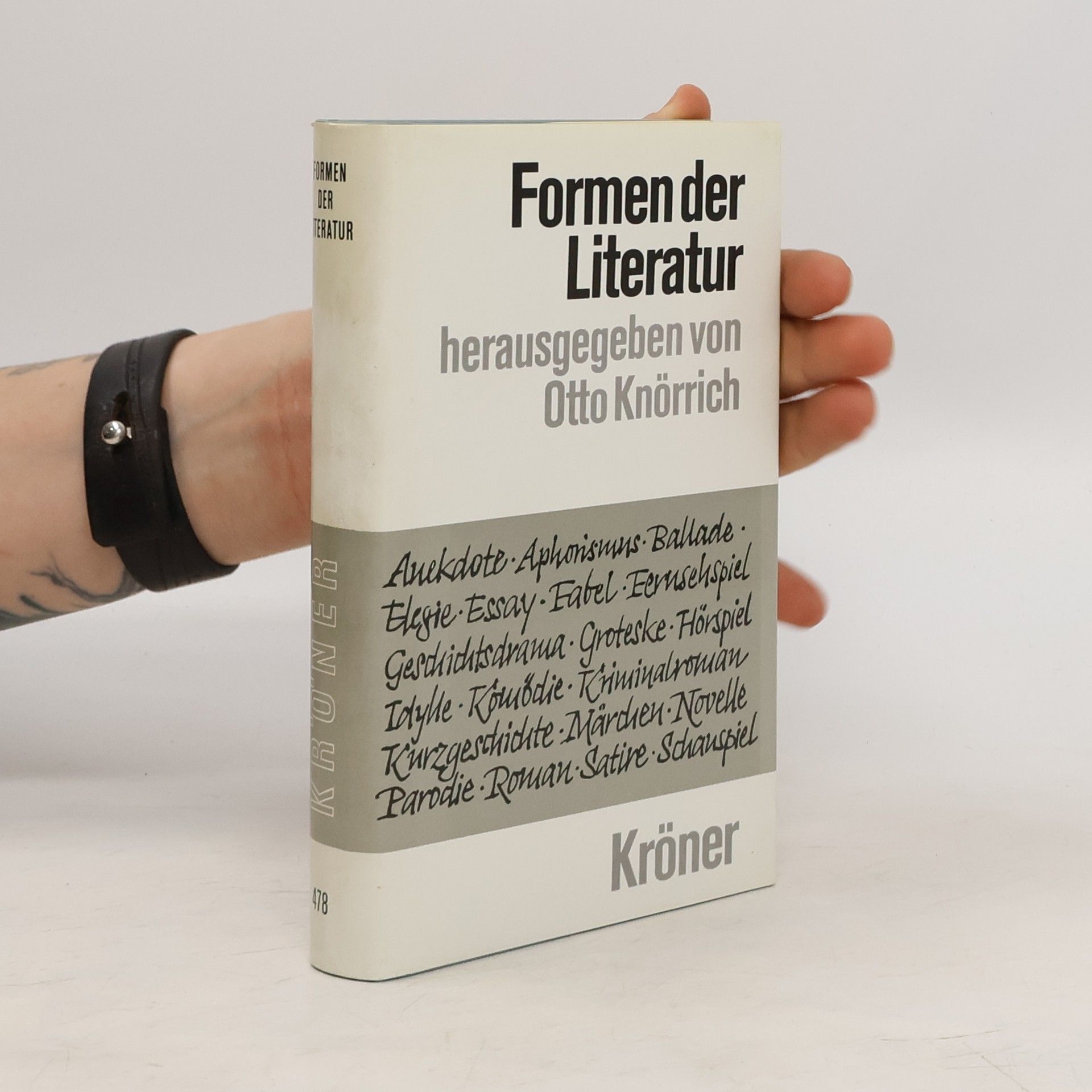 Otto Knörrich Formen der Literatur