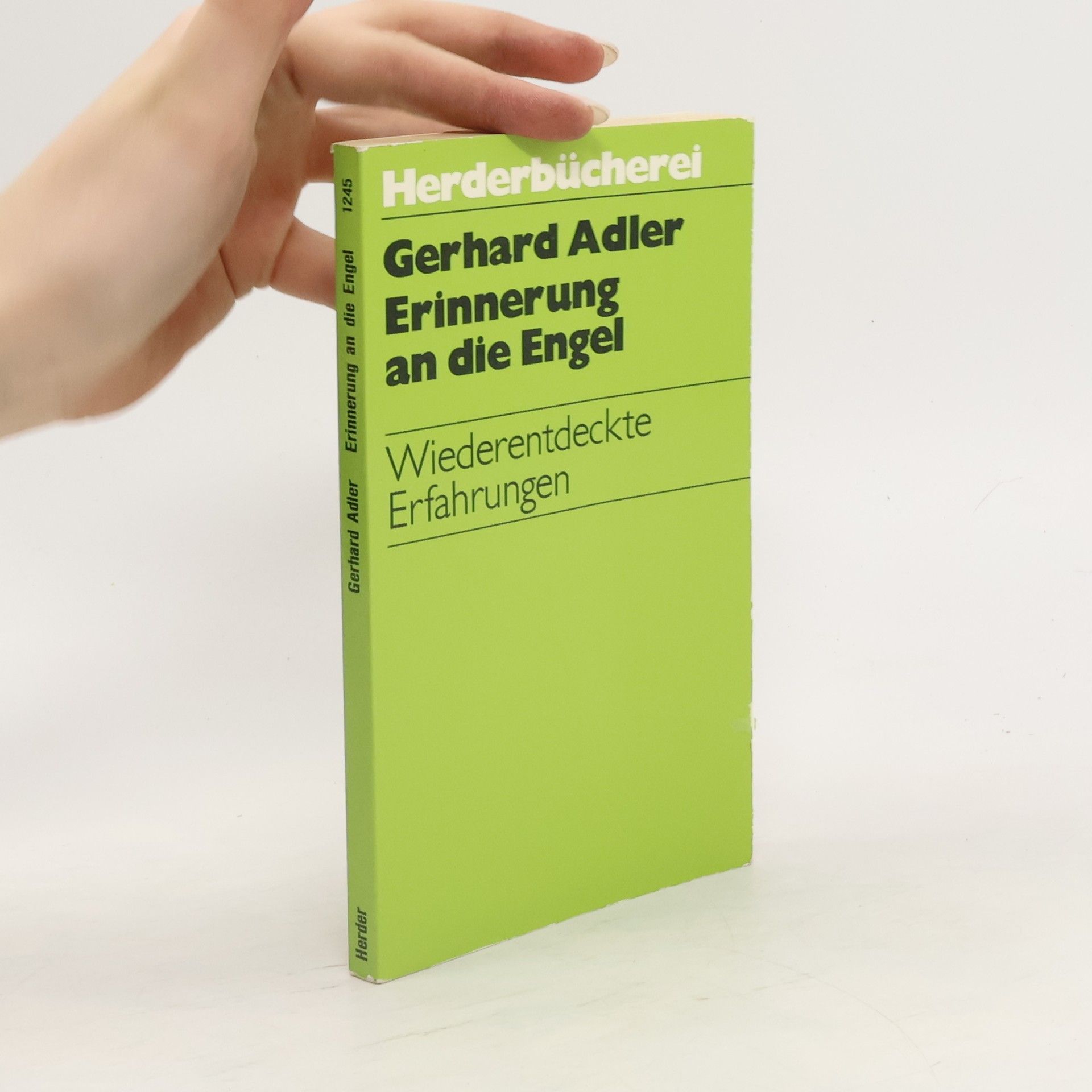 Gerhard Adler Erinnerung an die Engel