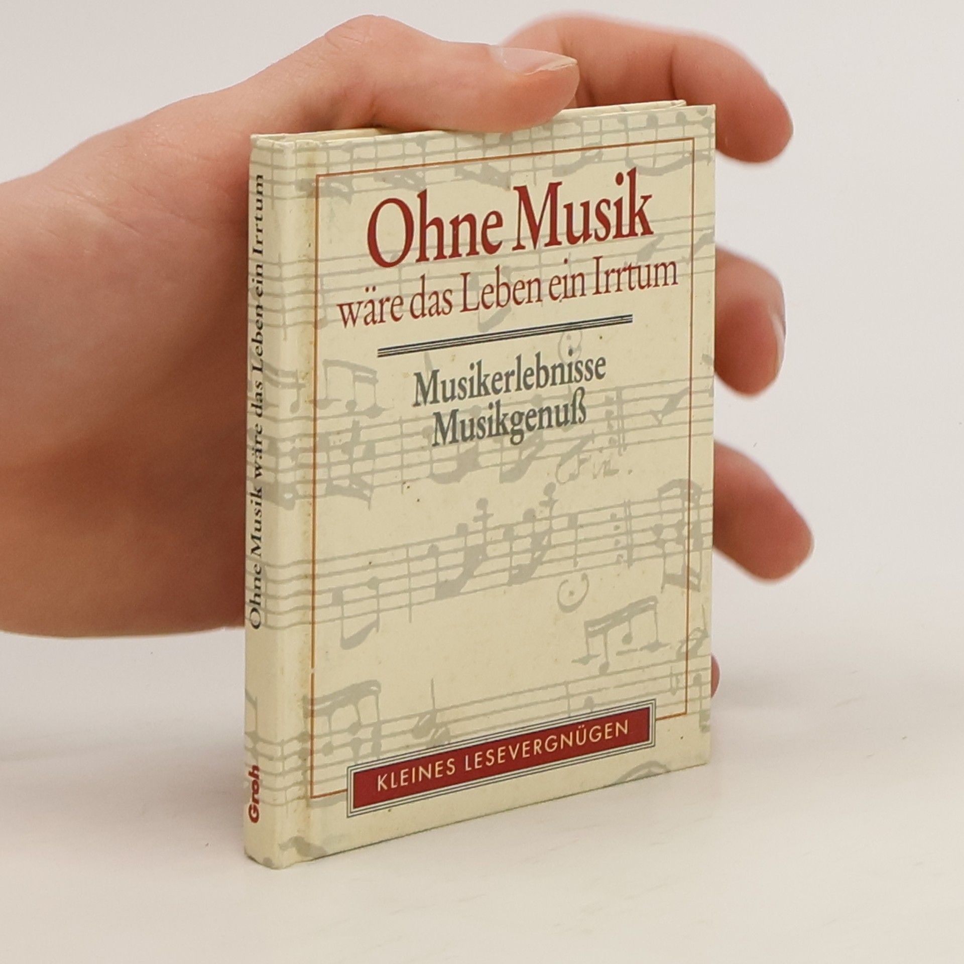 Elfriede Ledig Ohne Musik wäre das Leben ein Irrtum