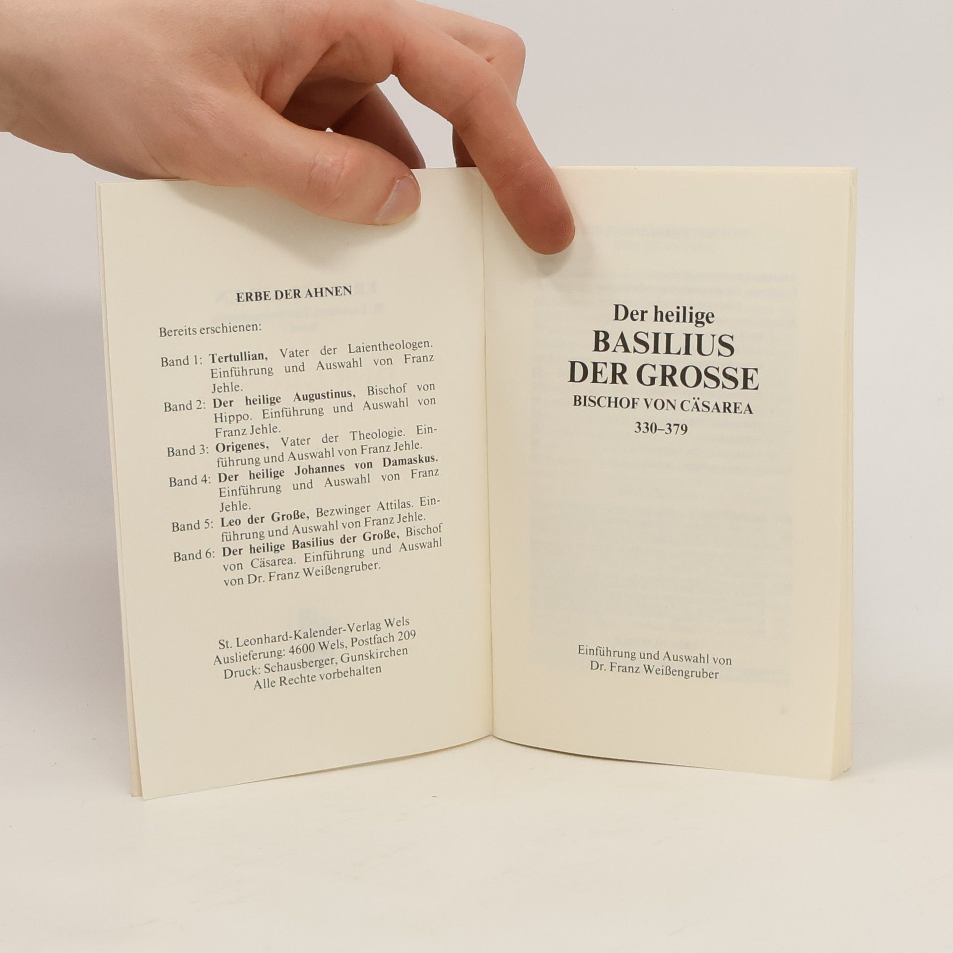 Autorenkollektiv Basilius der Grosse. Bischof von Cäsarea