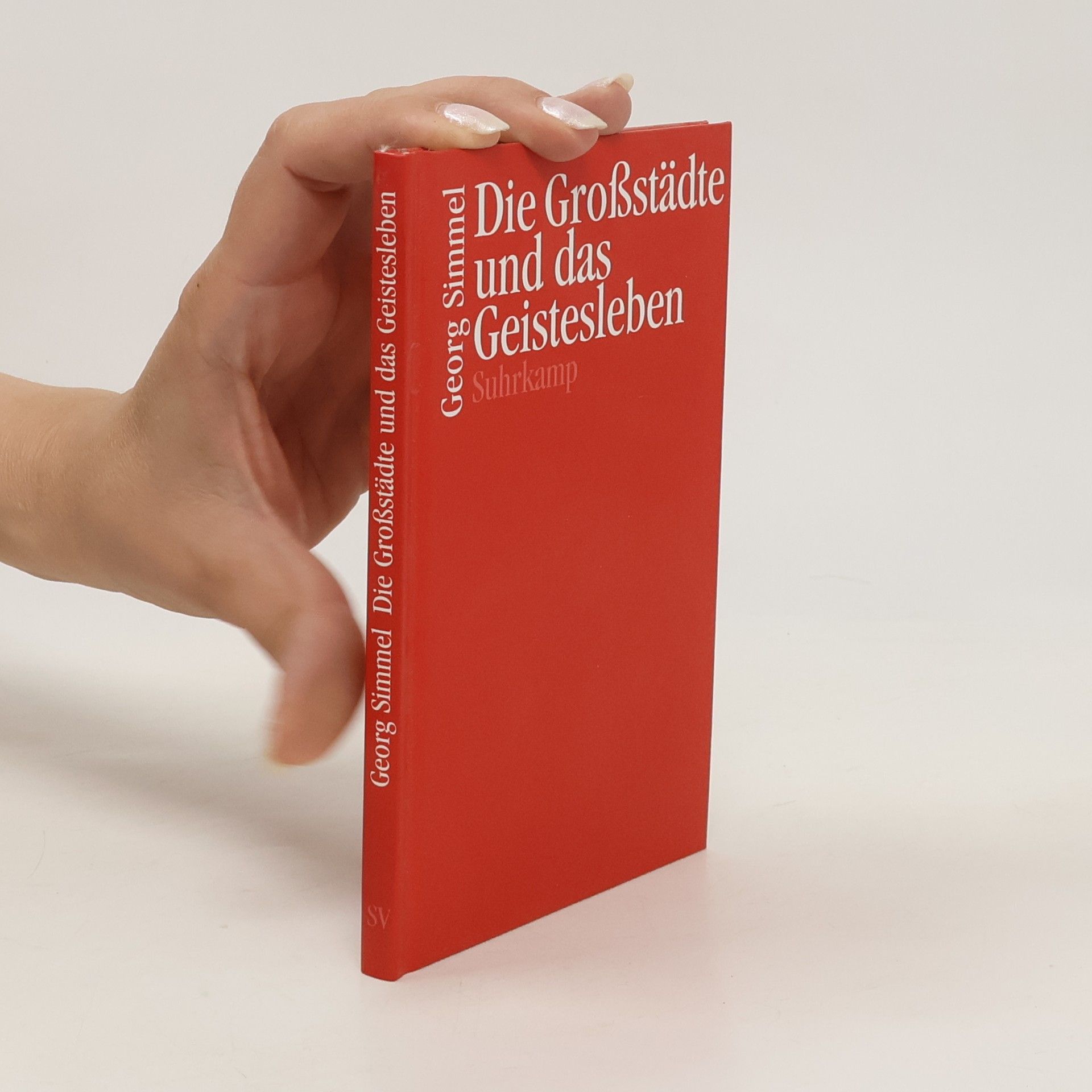 Georg Simmel Die Großstädte und das Geistesleben