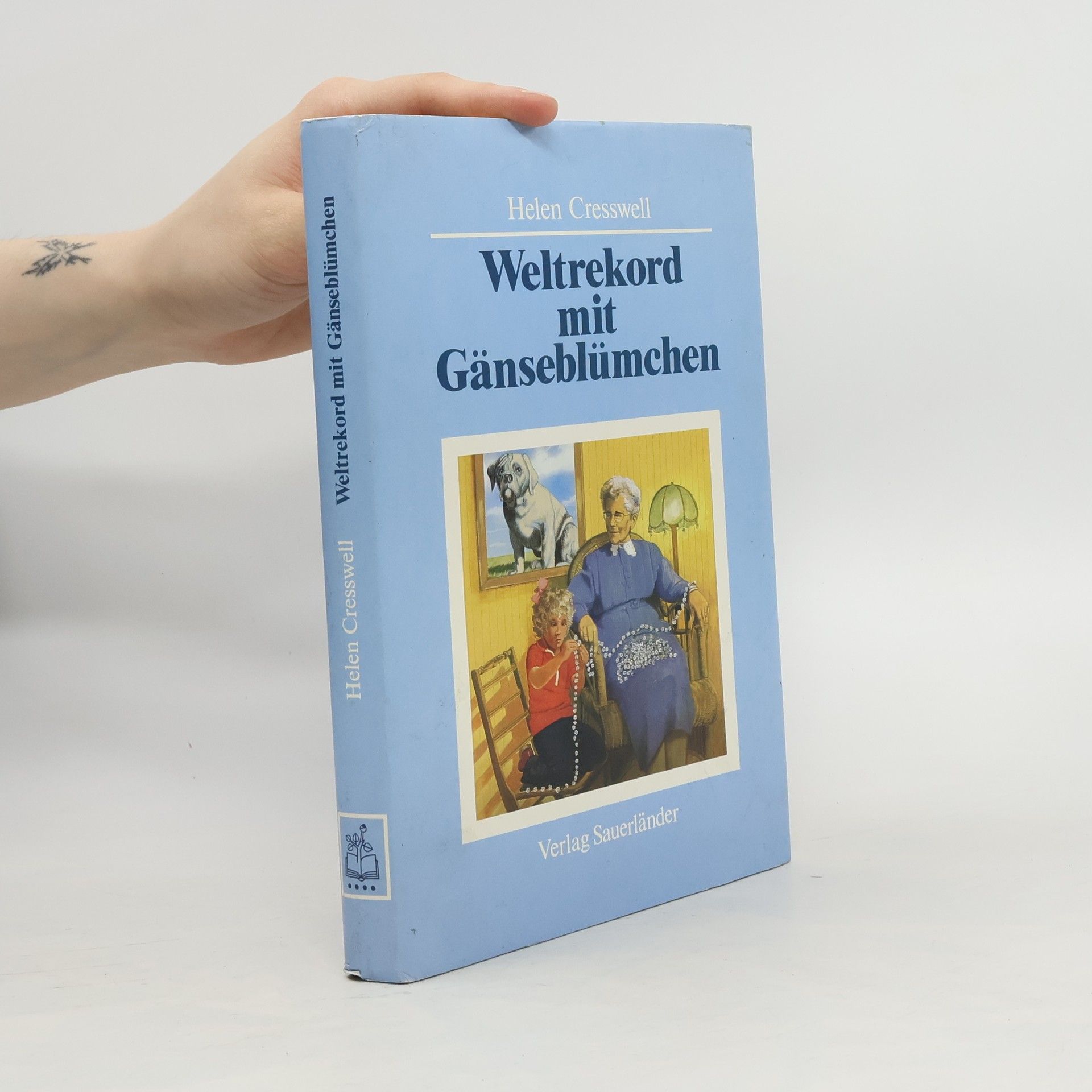 Helen Cresswell Weltrekord mit Gänseblümchen