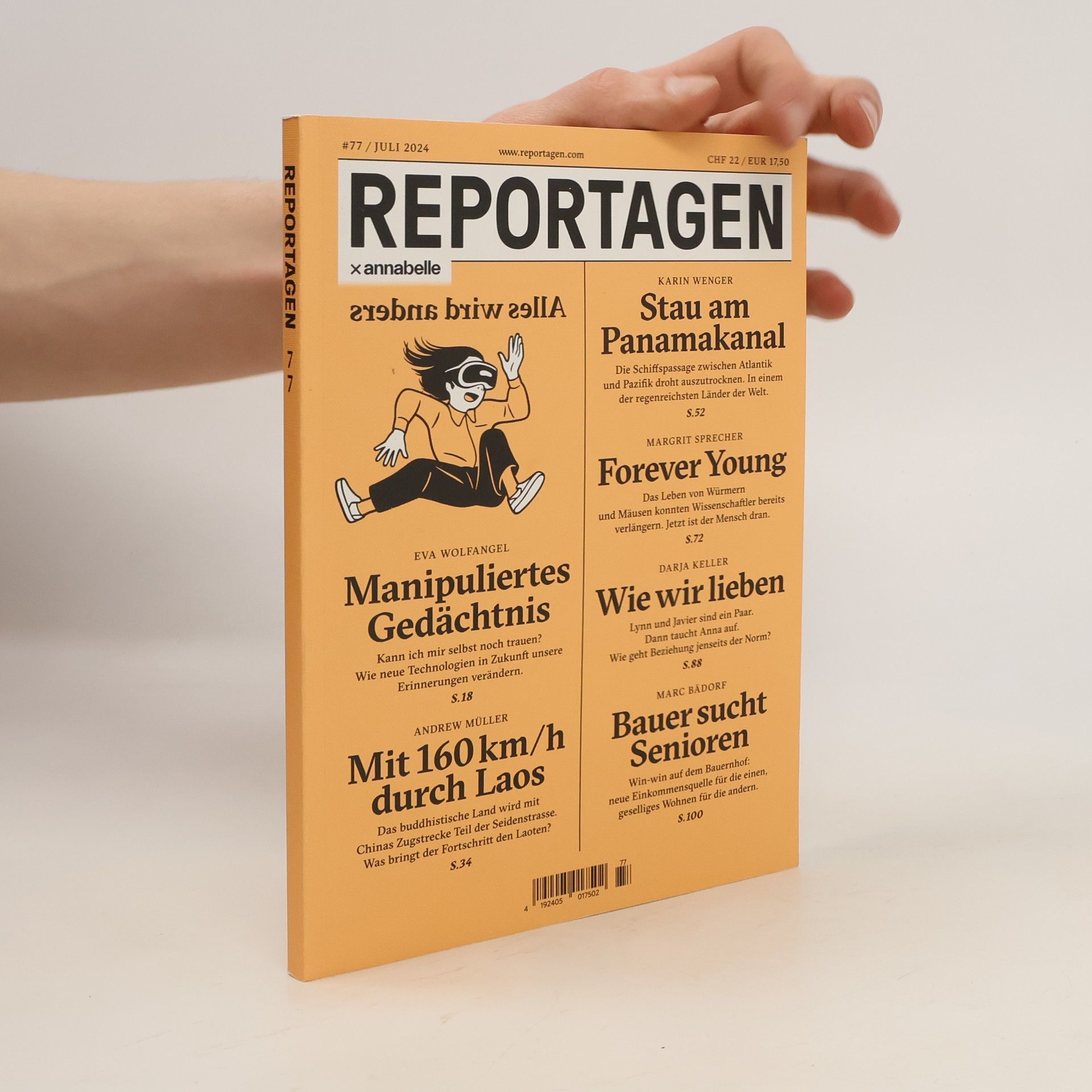 Eva Wolfangel Reportagen #77. Das unabhängige Magazin für erzählte Gegenwart
