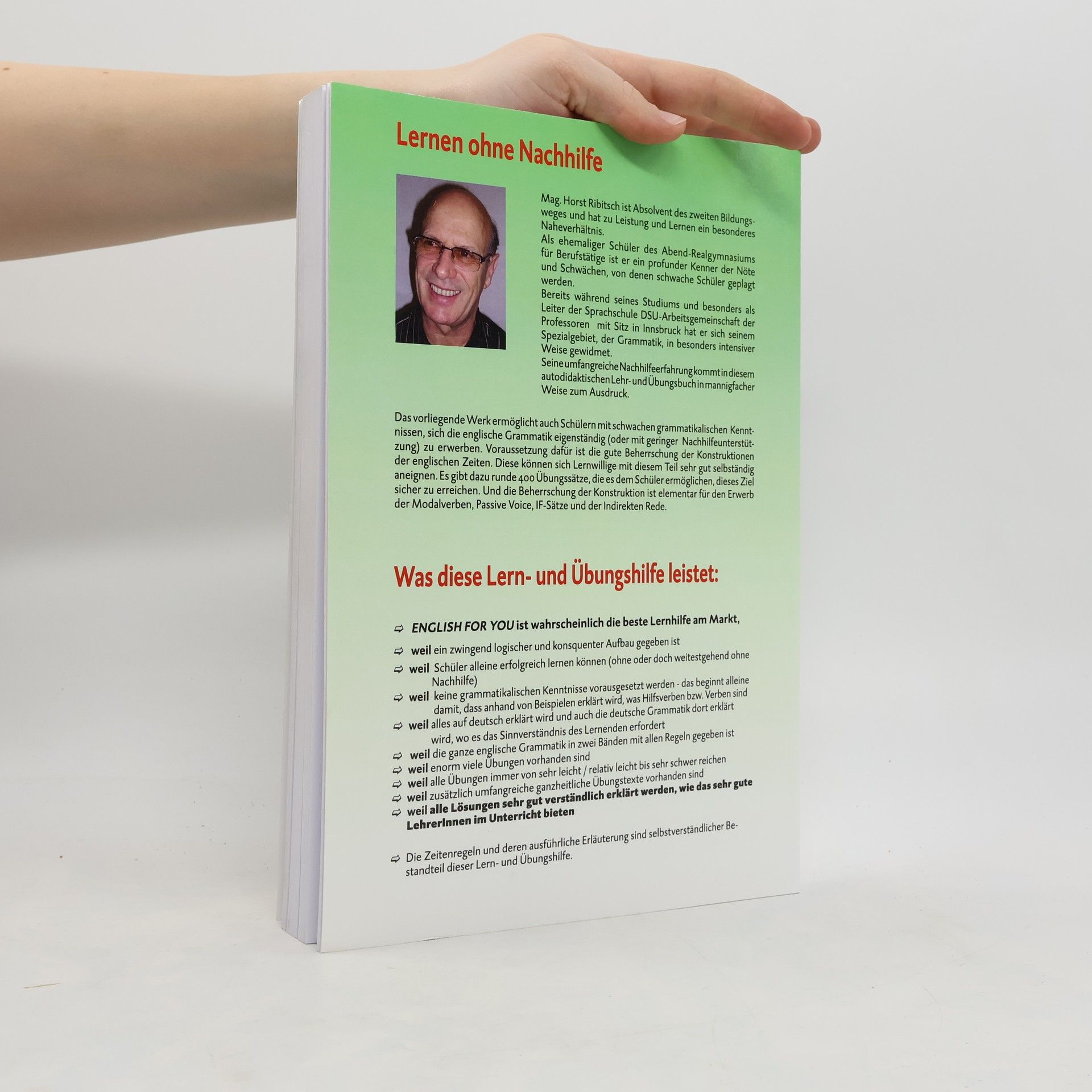 Horst Ribitsch English For You. Die Englischen Zeiten. Teil 1
