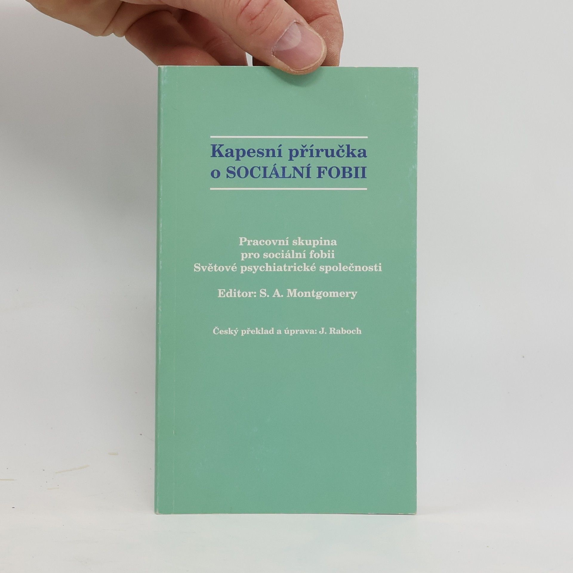 Collectif d'auteurs Kapesní příručka o sociální fobii