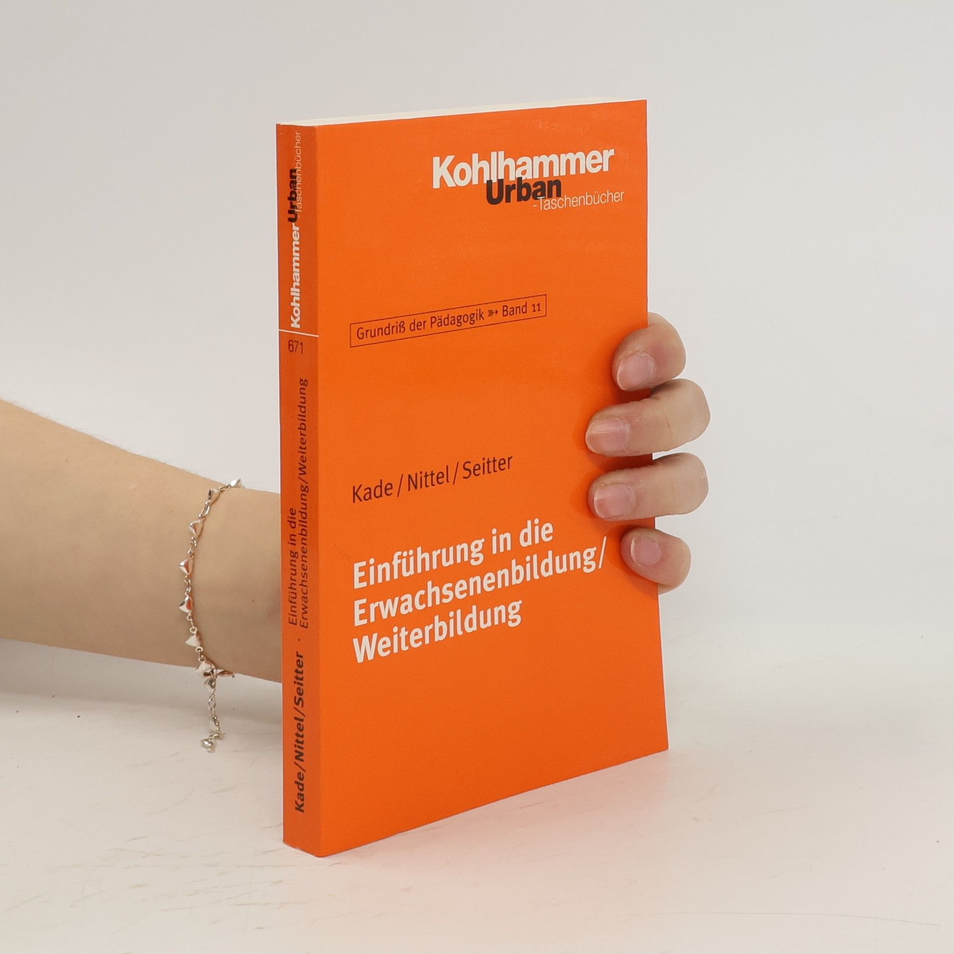 Jochen Kade Einführung in die Erwachsenenbildung, Weiterbildung