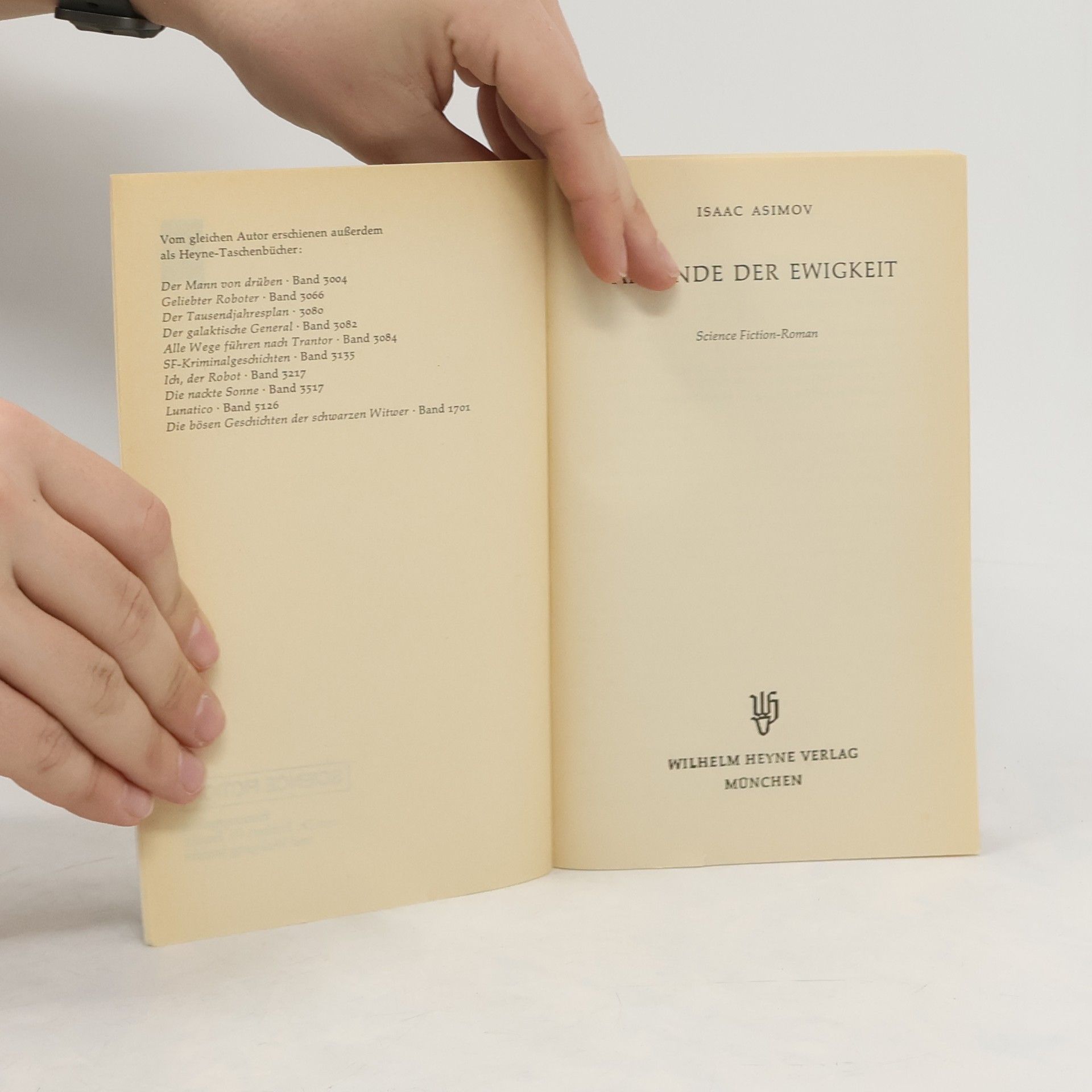 Isaac Asimov Das Ende der Ewigkeit