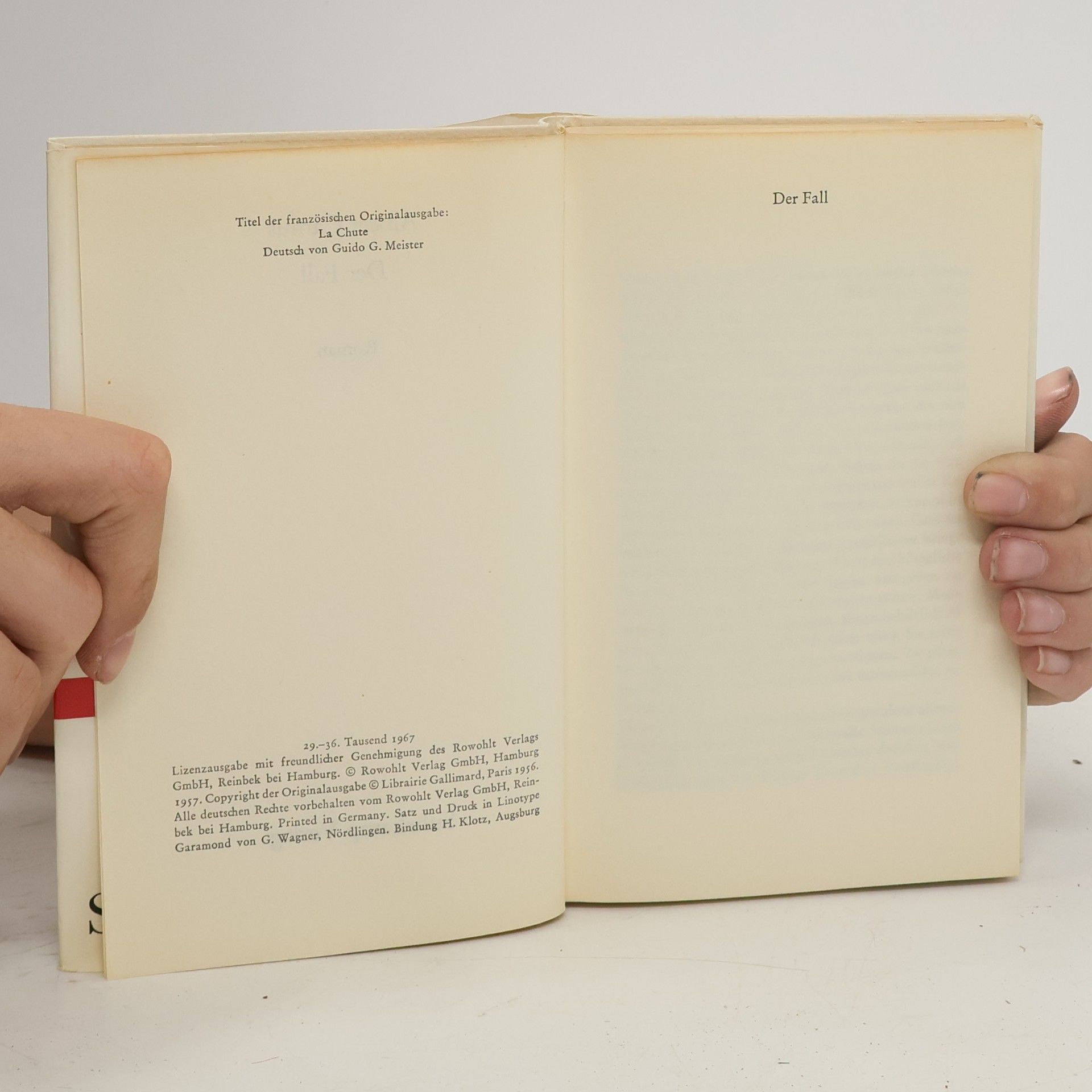 Albert Camus Der Fall