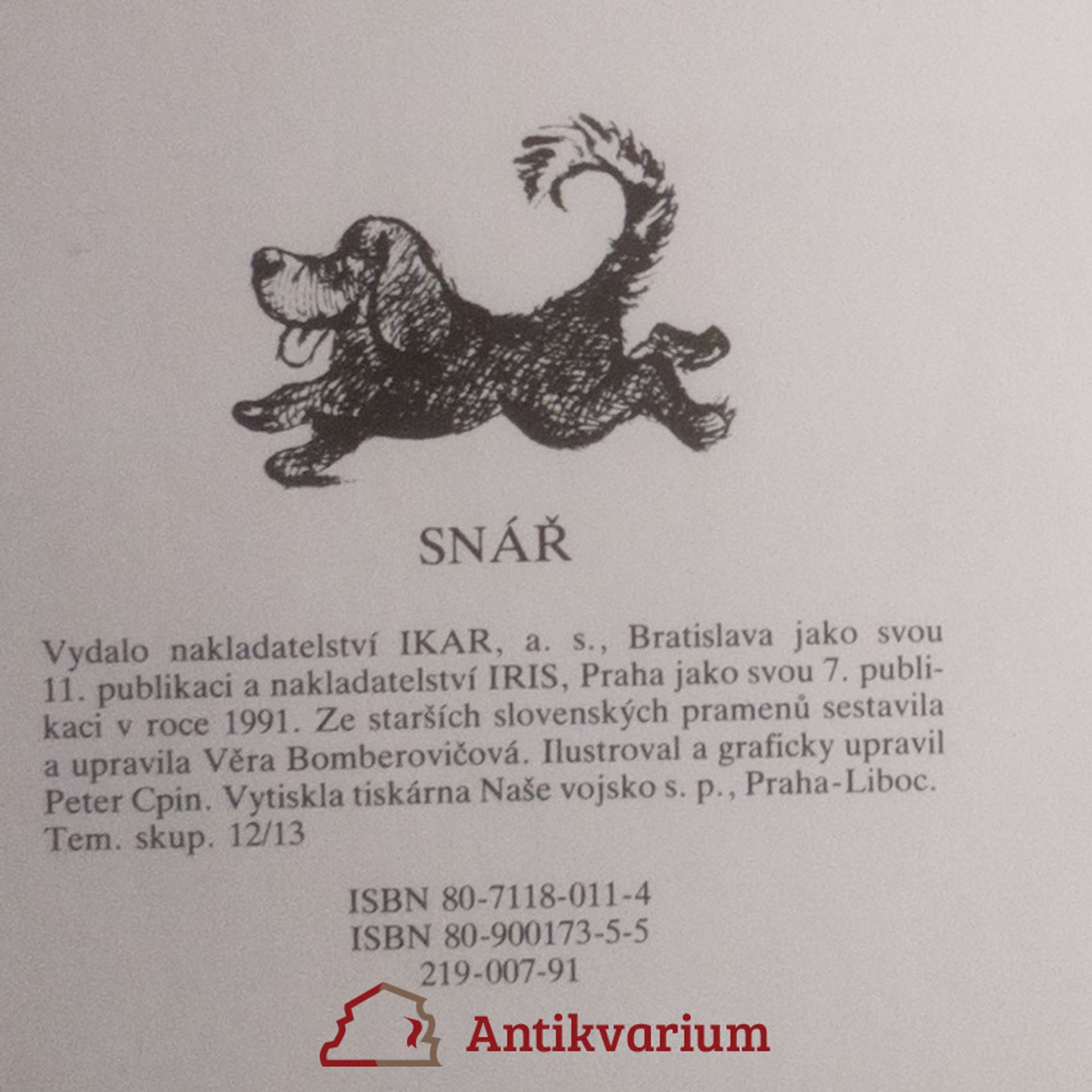 Vlasta Bomberičová Snář