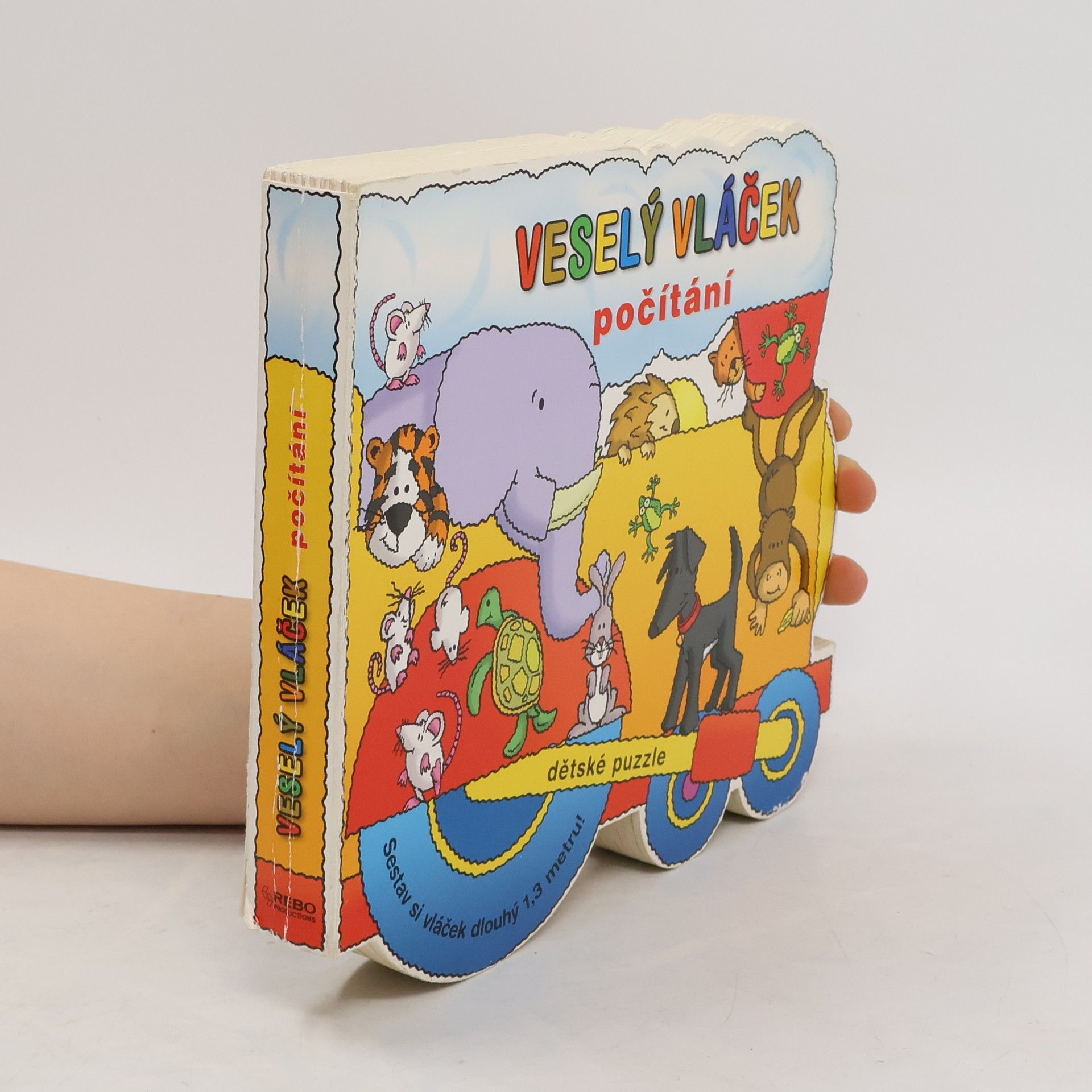 Ivana Nováková Veselý vláček - počítání: dětské puzzle