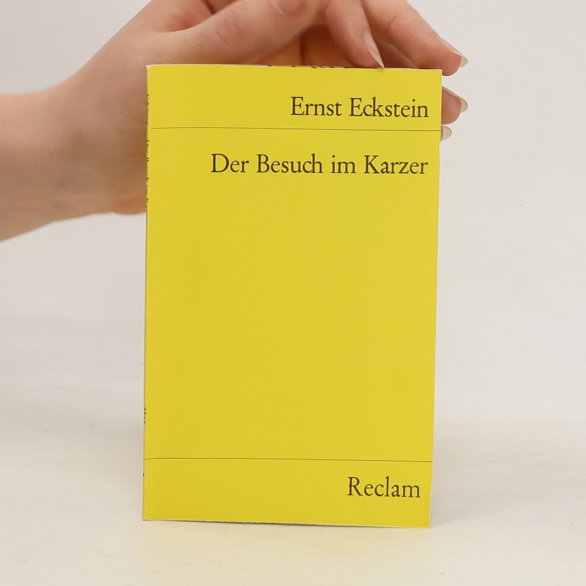 Ernst Eckstein Der Besuch im Karzer