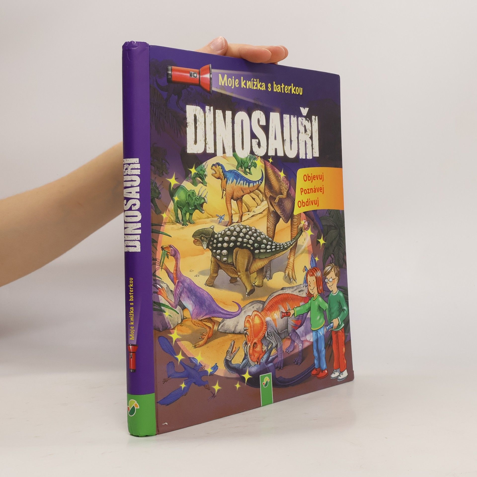 Brigitte Hoffmann Dinosauři. Moje knížka s baterkou.